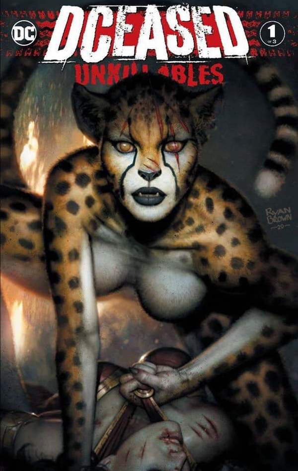 DCEASED UNKILLABLES #1 VARIANT BY RYAN BROWN