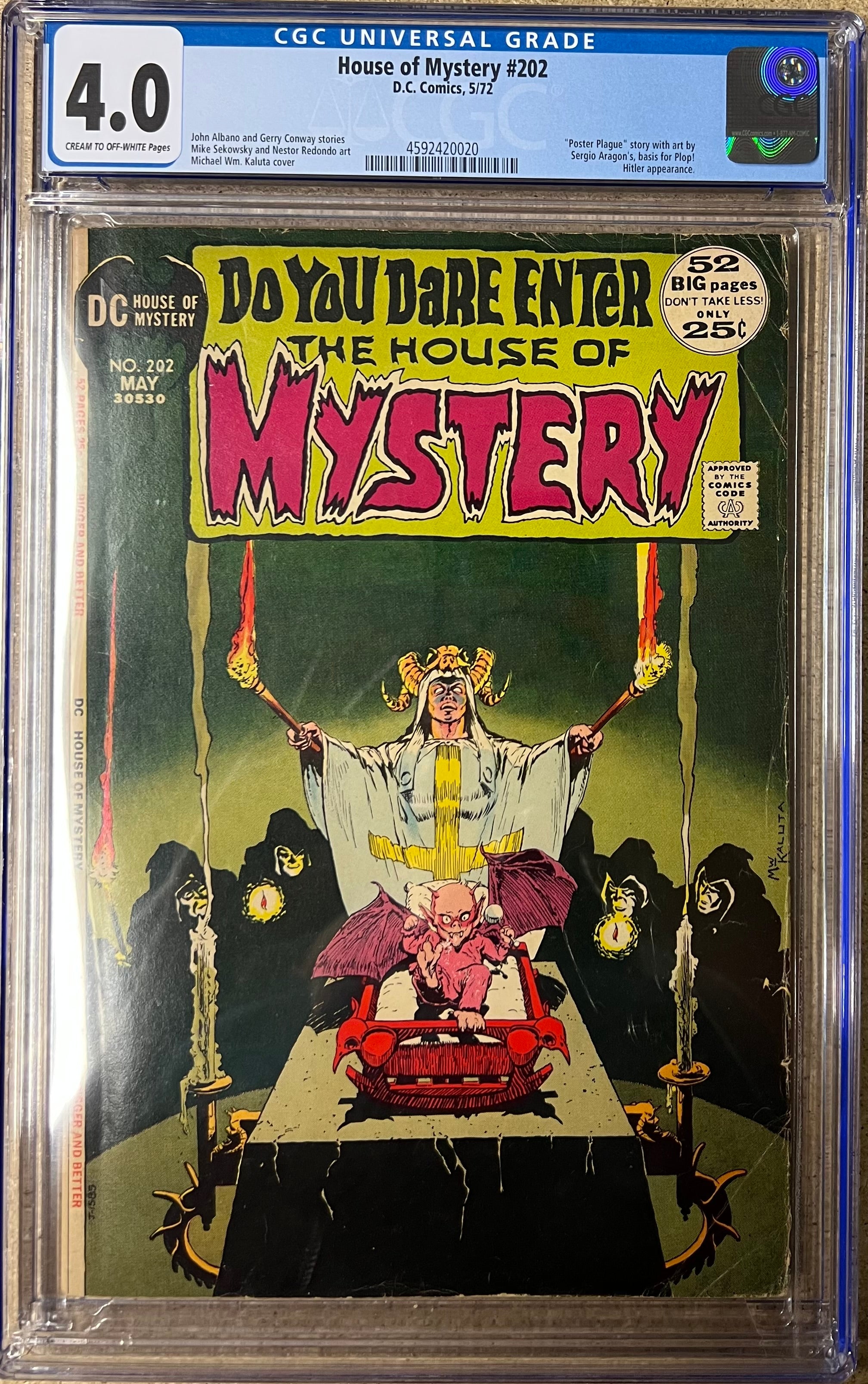 House Of Mystery #202 CGC 4.0