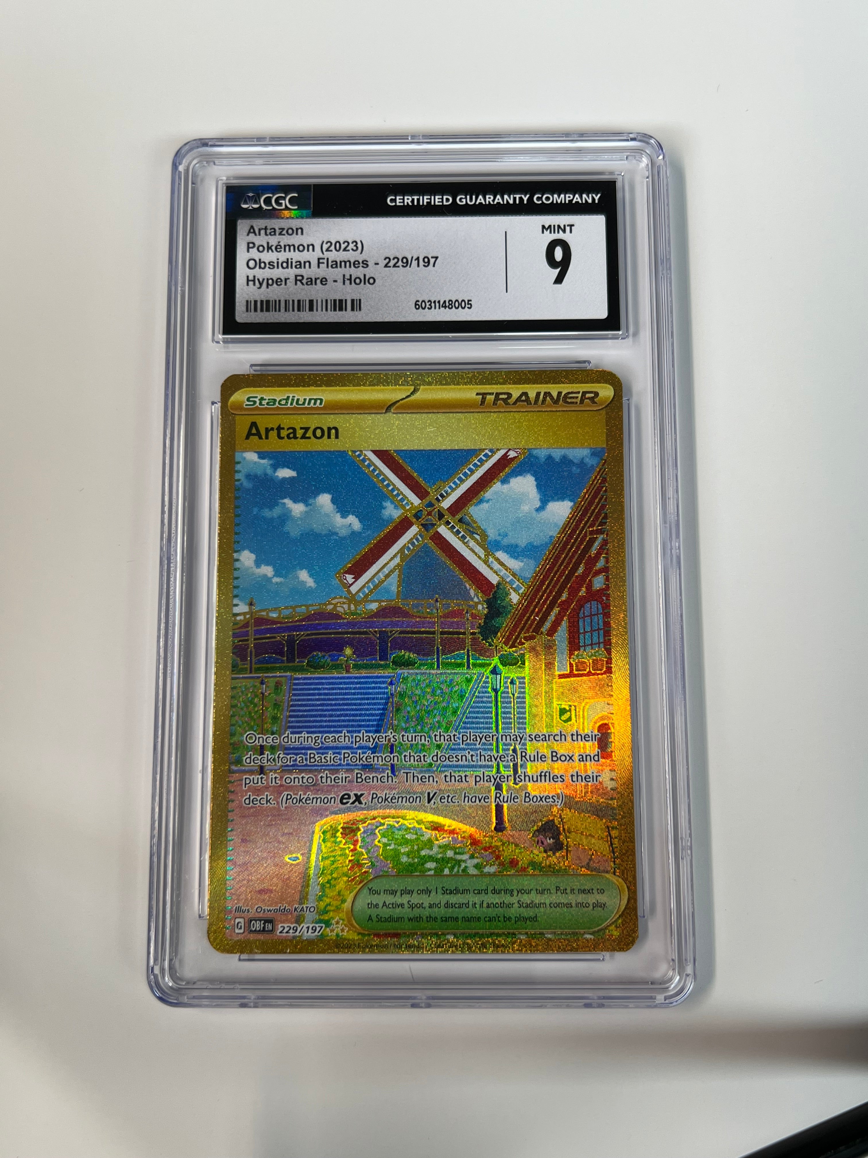 Artazon Obsidian Flames 229/197 CGC 9
