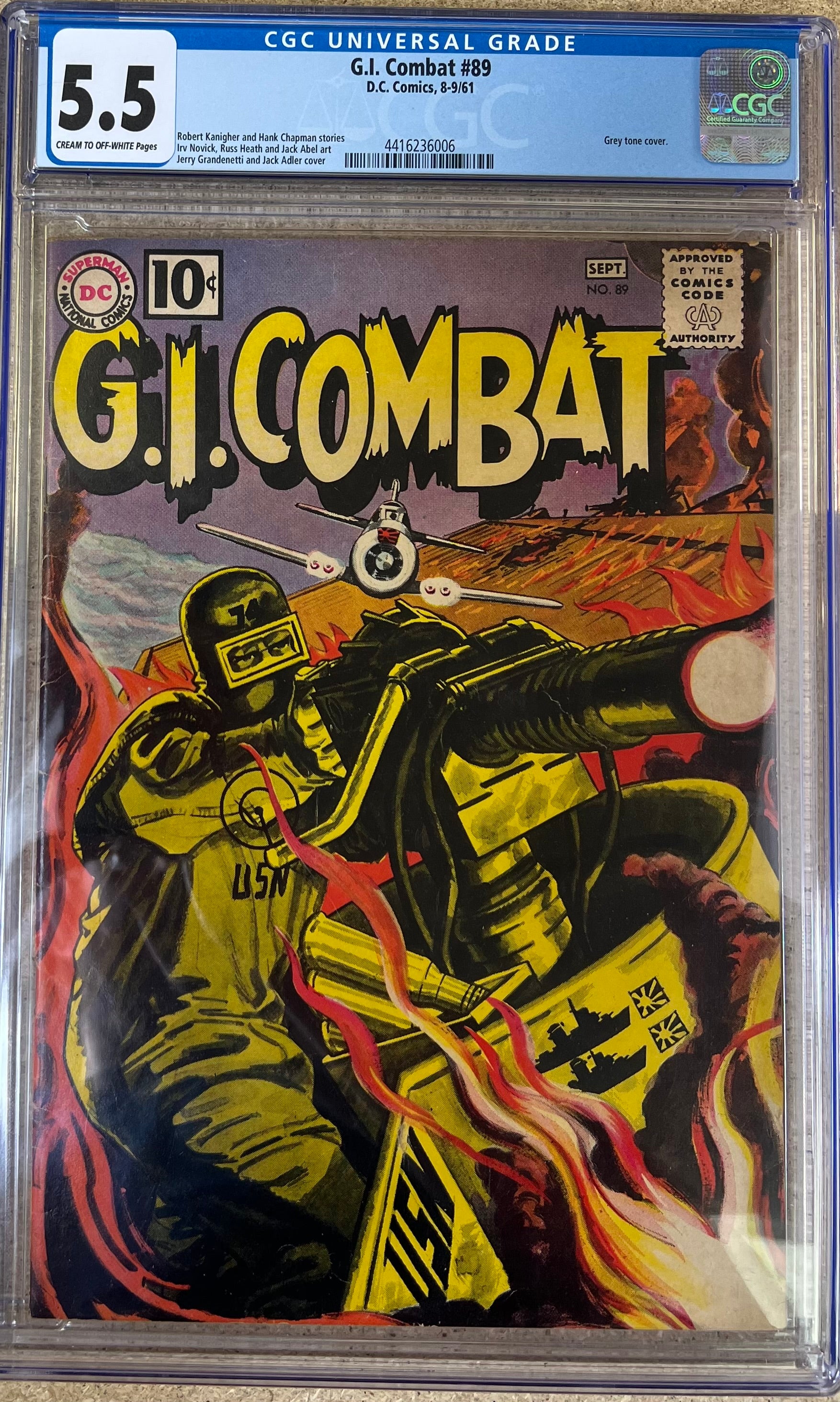 G.I Combat #89 CGC 5.5