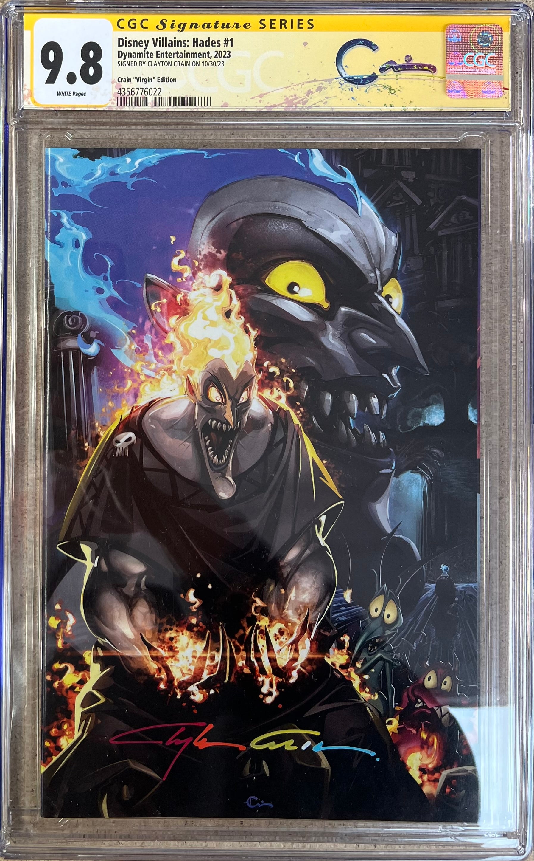 Disney Villains: Hades #1 SS CGC 9.8