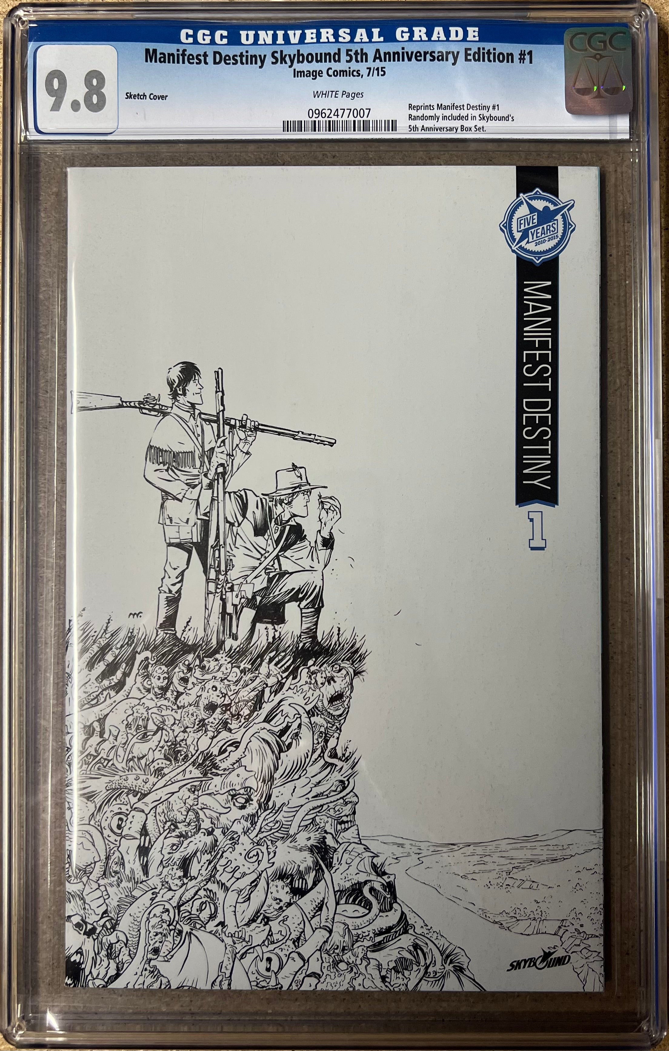 Manifest Destiny Skybound 5th Anniversary Edition #1 CGC 9.8