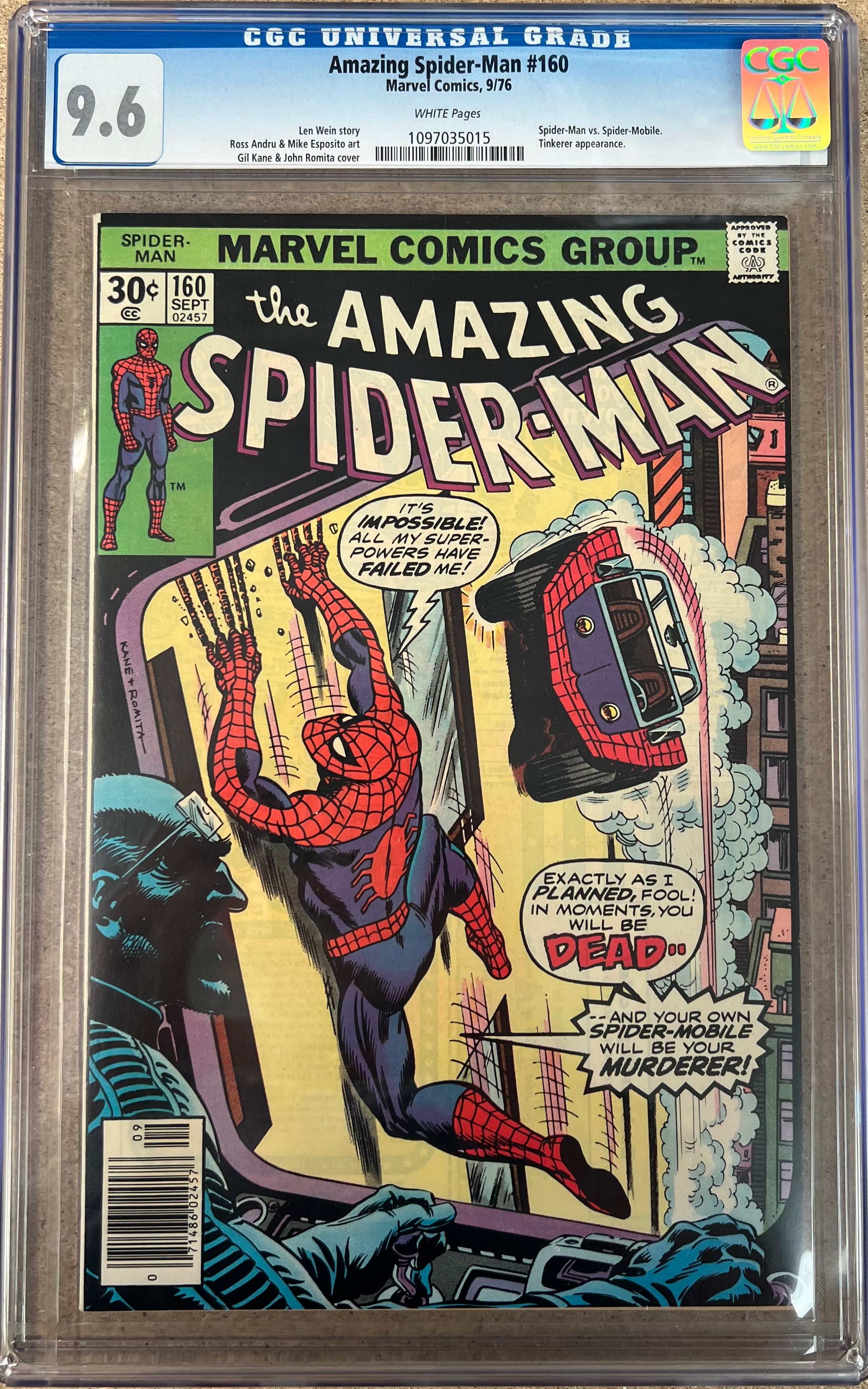 Amazing Spider-Man #160 CGC 9.6