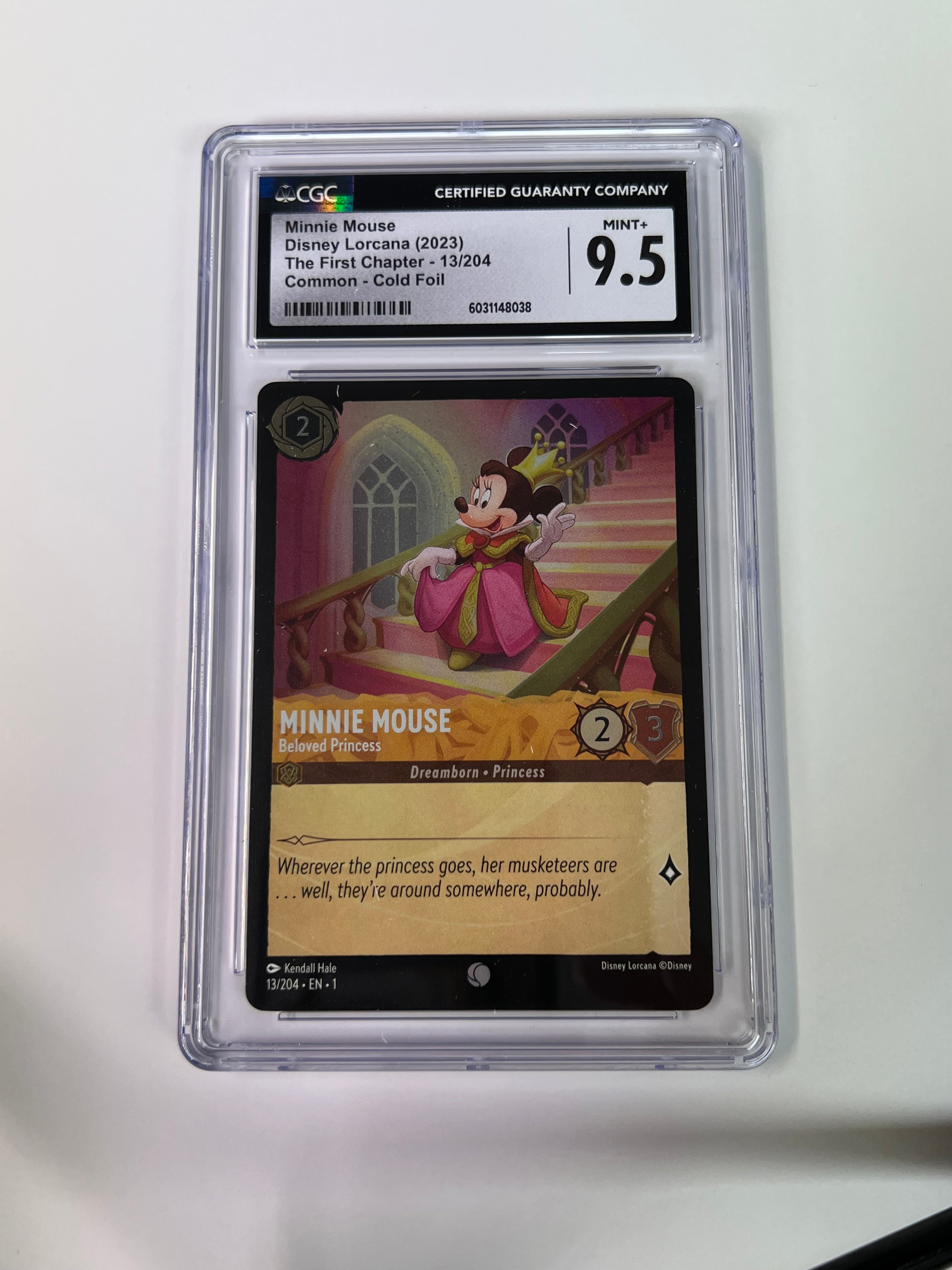 2023 Disney Lorcana Minnie Mouse 13/204 CGC 9.5 2023 Disney Lorcana Minnie Mouse 13/204 CGC 9.5