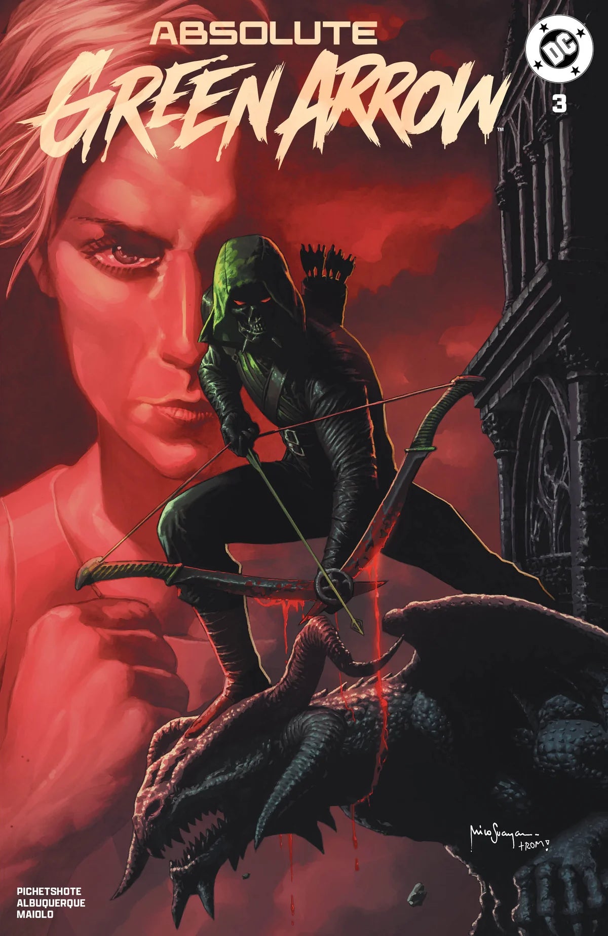 ABSOLUTE GREEN ARROW #3 MICO SUAYAN SDCC EXCLUSIVE VARIANT COVERS
