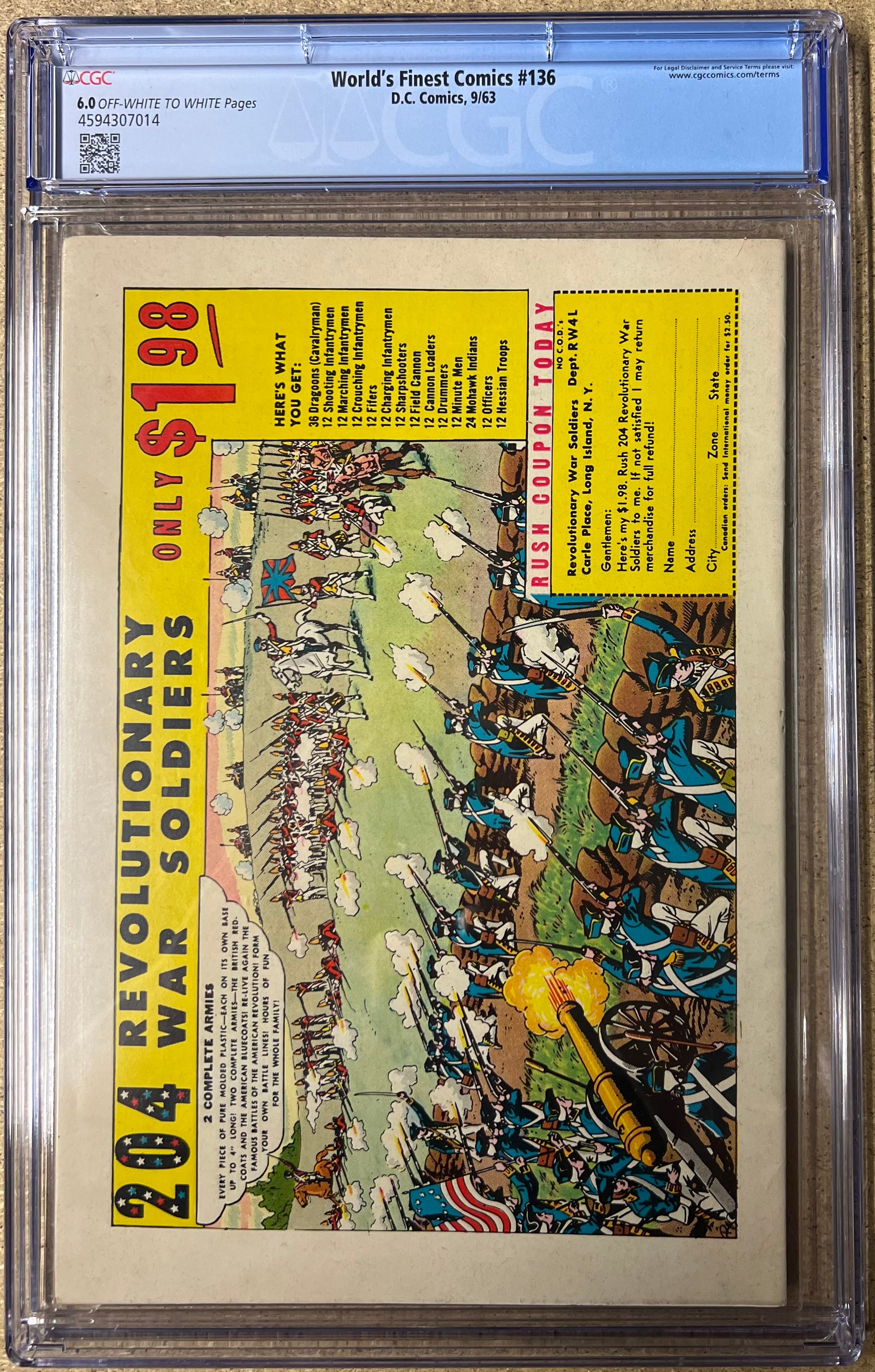 World's Finest Comics #136 CGC 6.0