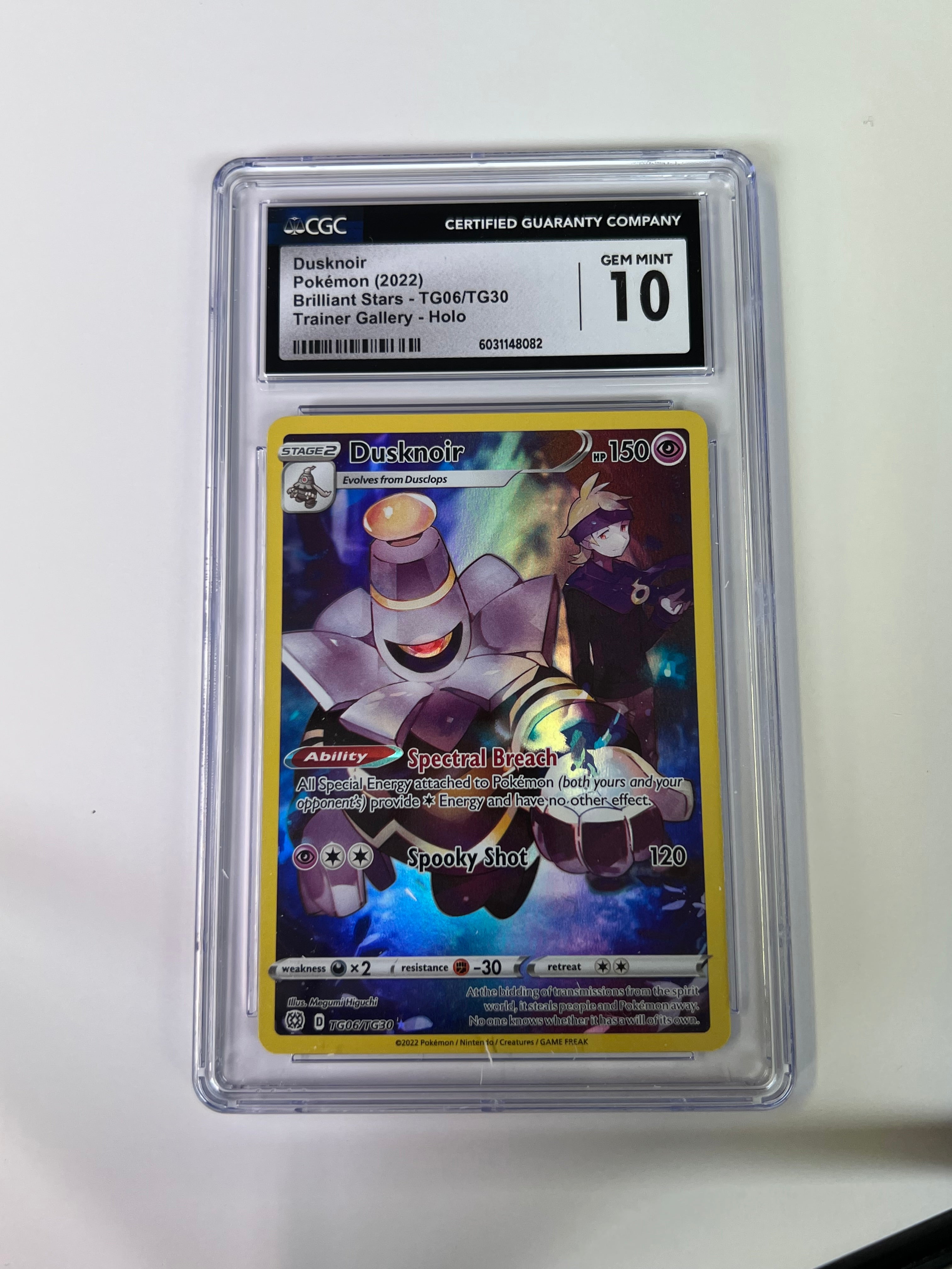 Dusknoir Brilliant Stars CGC 10