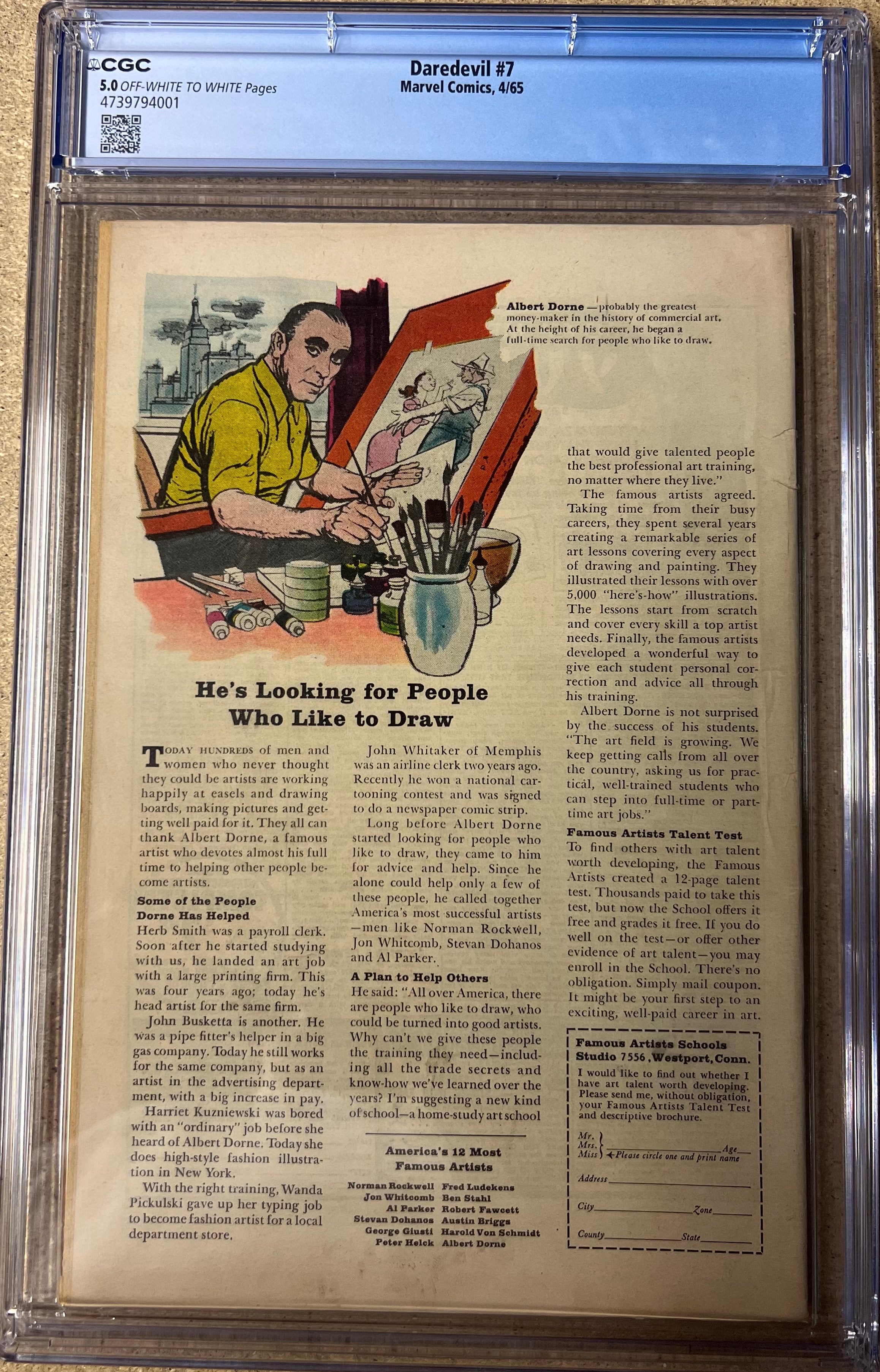 Daredevil #7 CGC 5.0