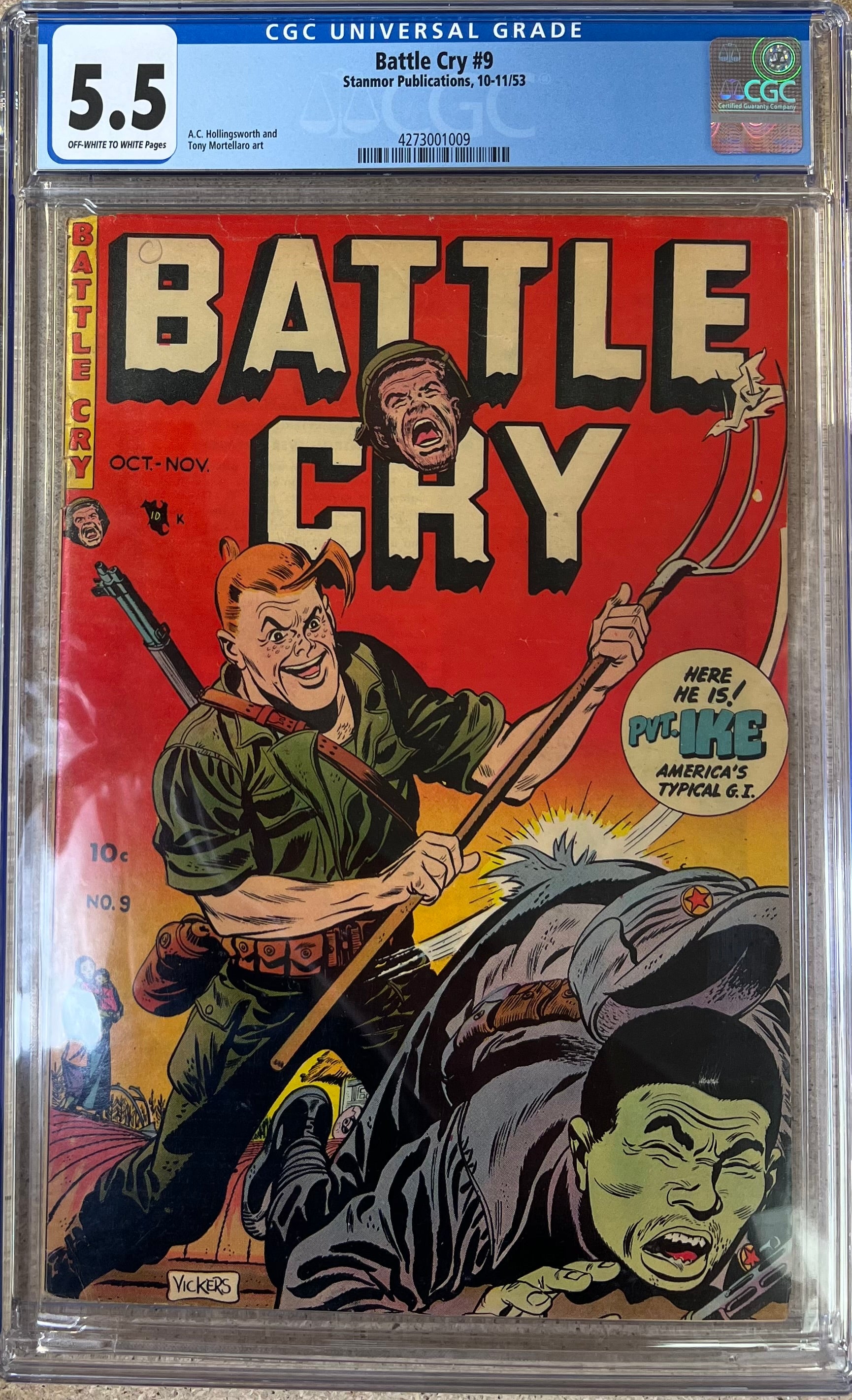 Battle Cry #9 CGC 5.5