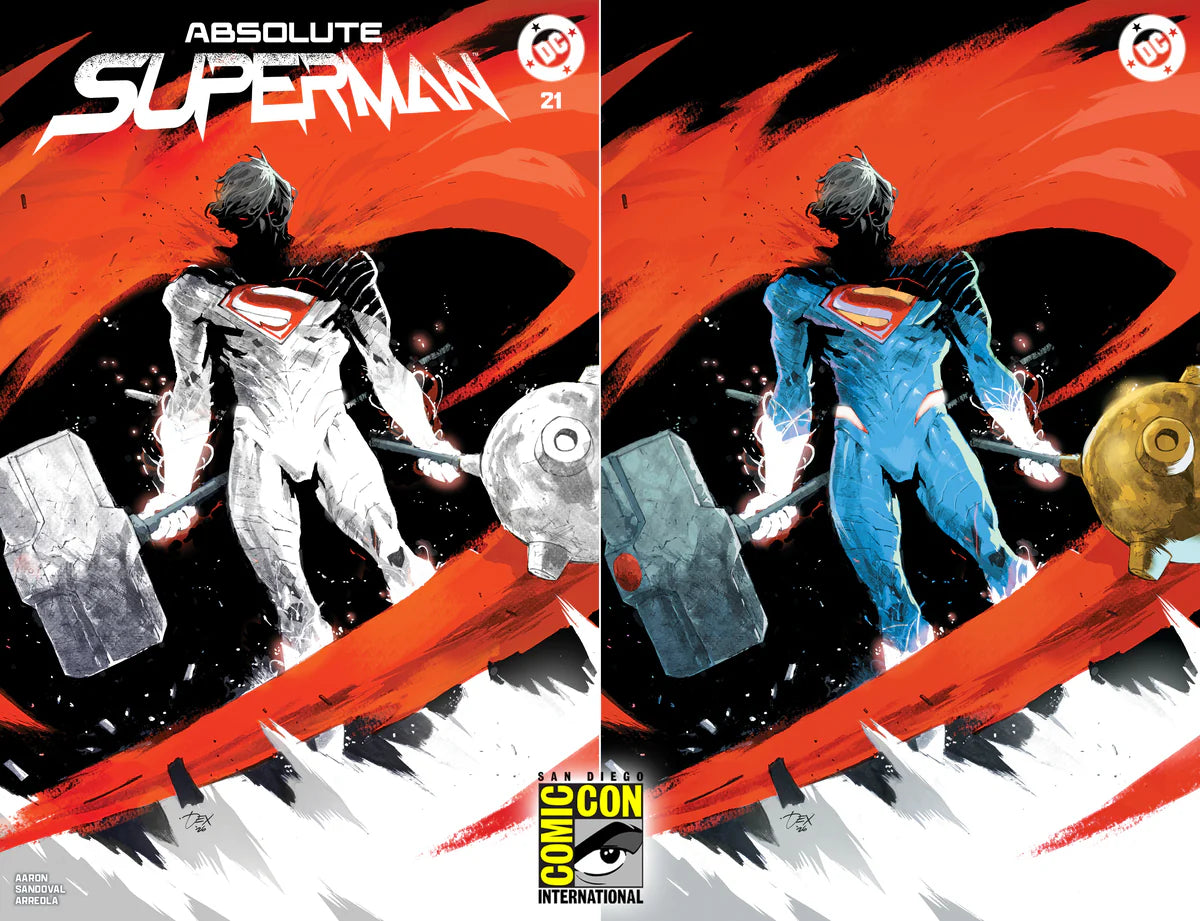 ABSOLUTE SUPERMAN #21 DEXTER SOY SDCC EXCLUSIVE VARIANT COVERS