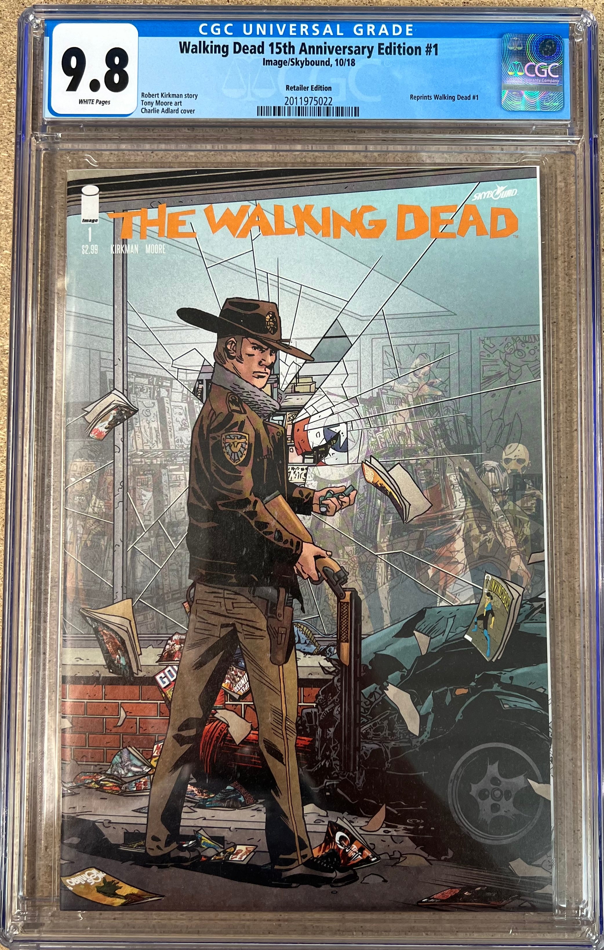 Walking Dead 15th Anniversary #1 Retailer Edition CGC 9.8