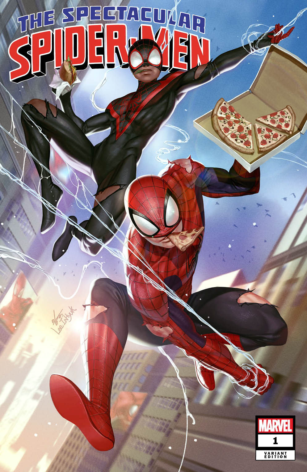 Spectacular Spider-Men #1 Inhyuk Lee Exclusive Variant - Slab City Comics