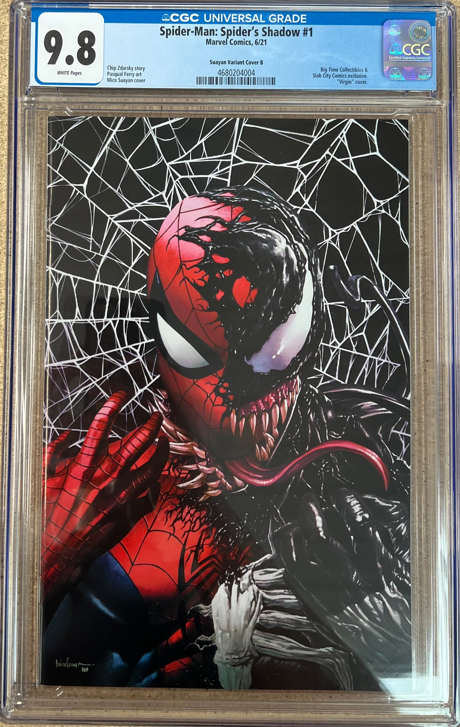 Spider-Man: Spider's Shadow #1 Suayan Virgin Variant CGC 9.8
