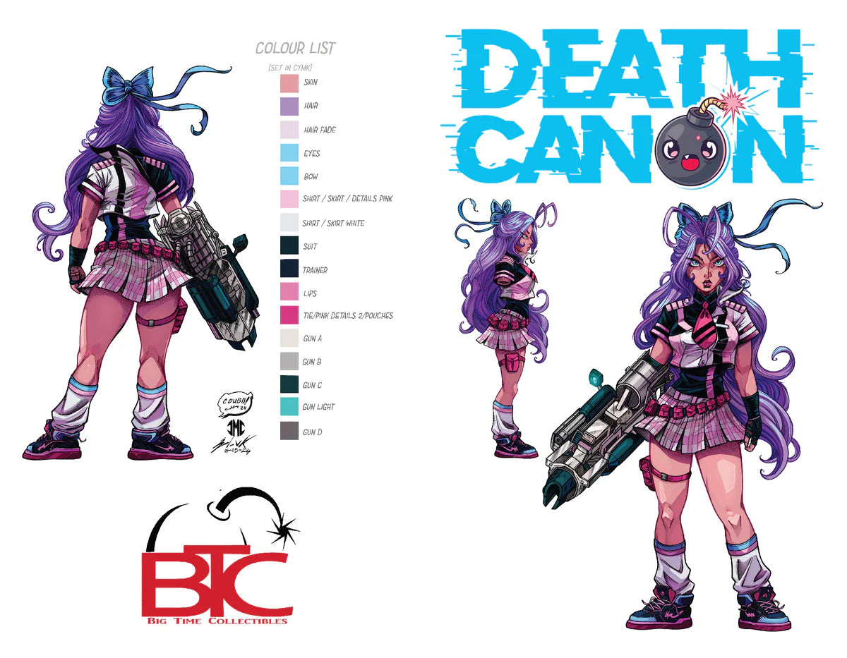DEATH CANON SPECIAL ASHCAN SIZE EDITION - Slab City Comics