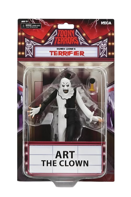 TERRIFIER ART THE CLOWN TOONY TERRORS 6" INCH SCALE ACTION FIGURE