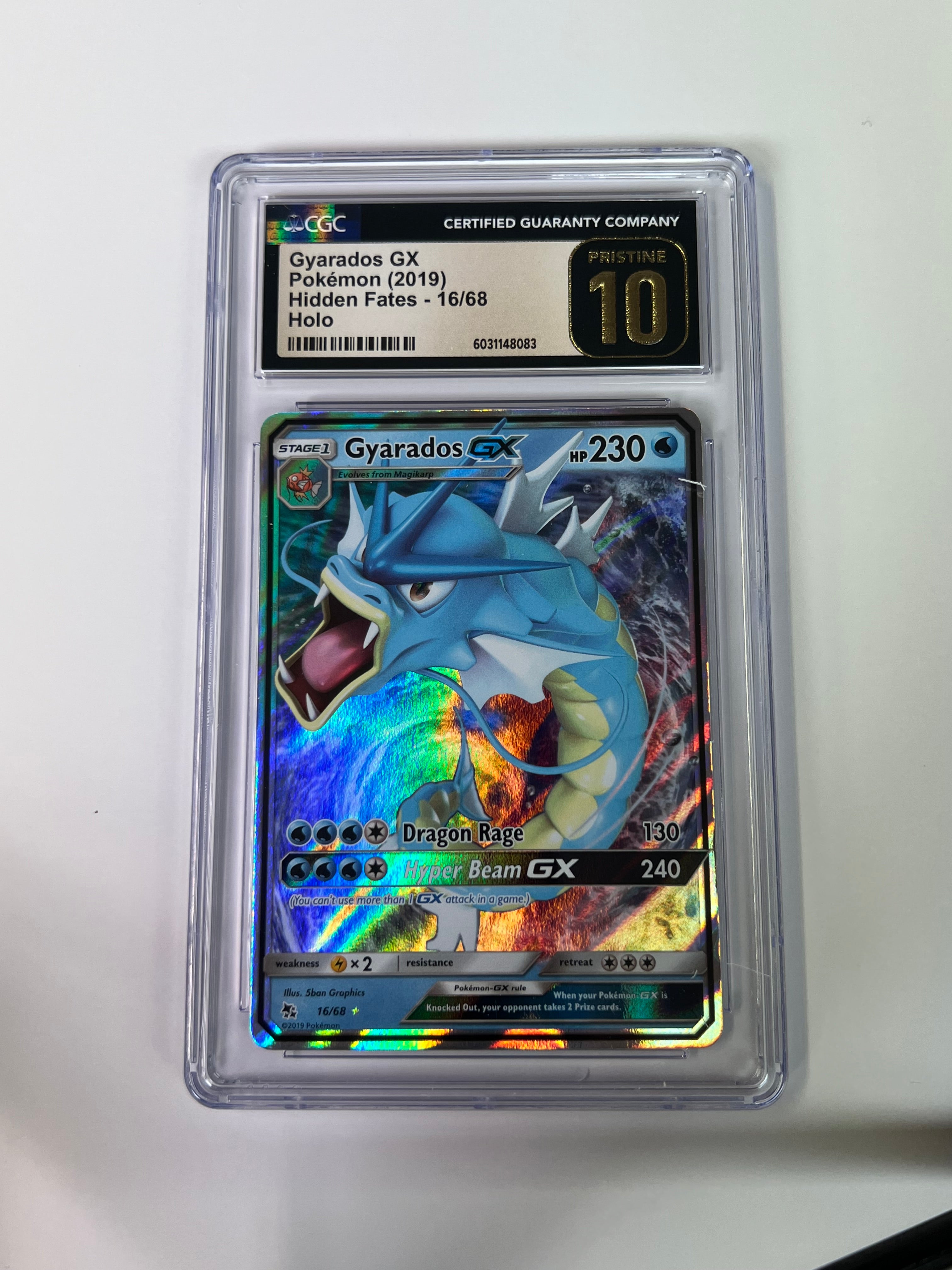 Gyarados GX Hidden Fates CGC 10