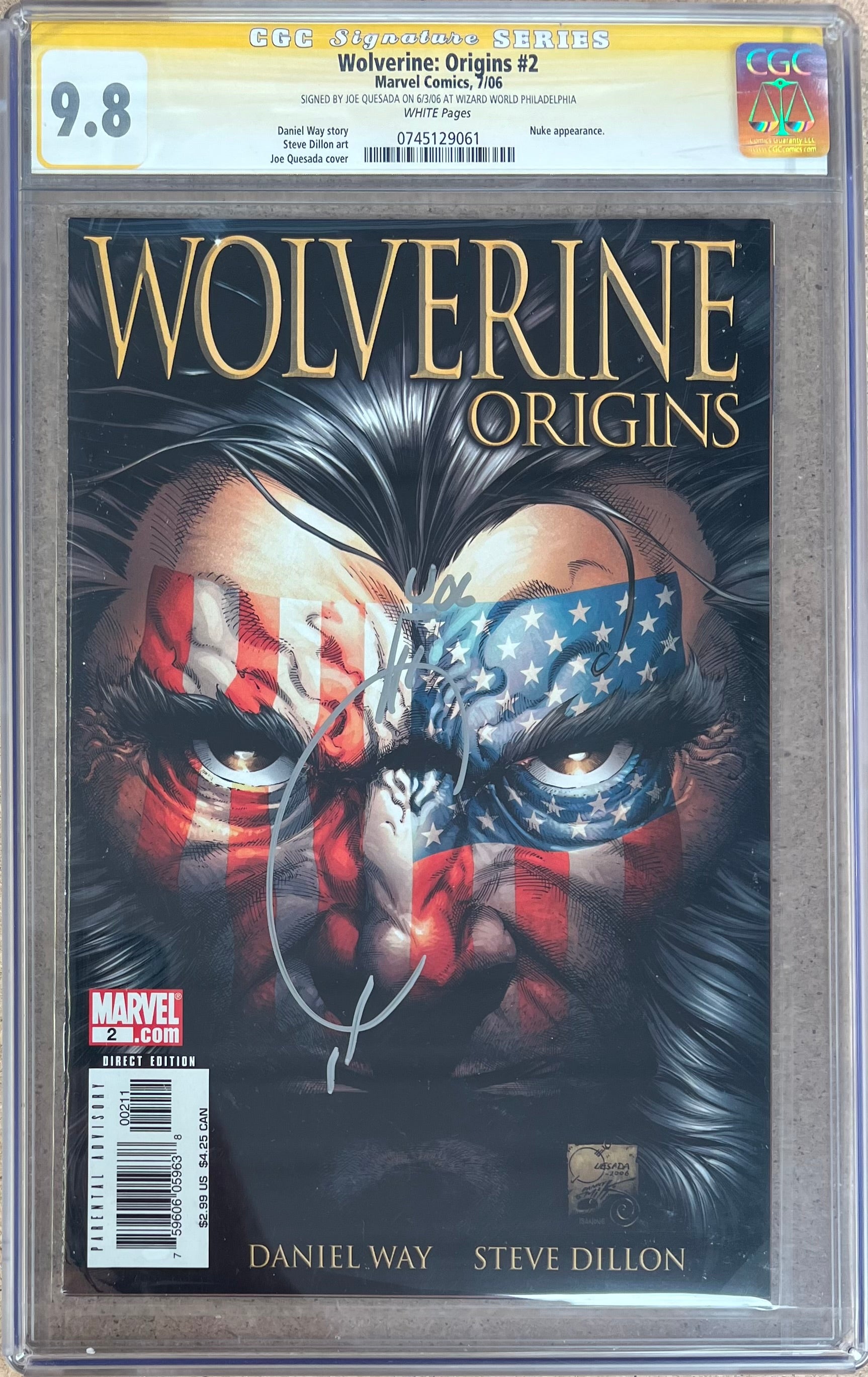 Wolverine: Origins #2 SS CGC 9.8