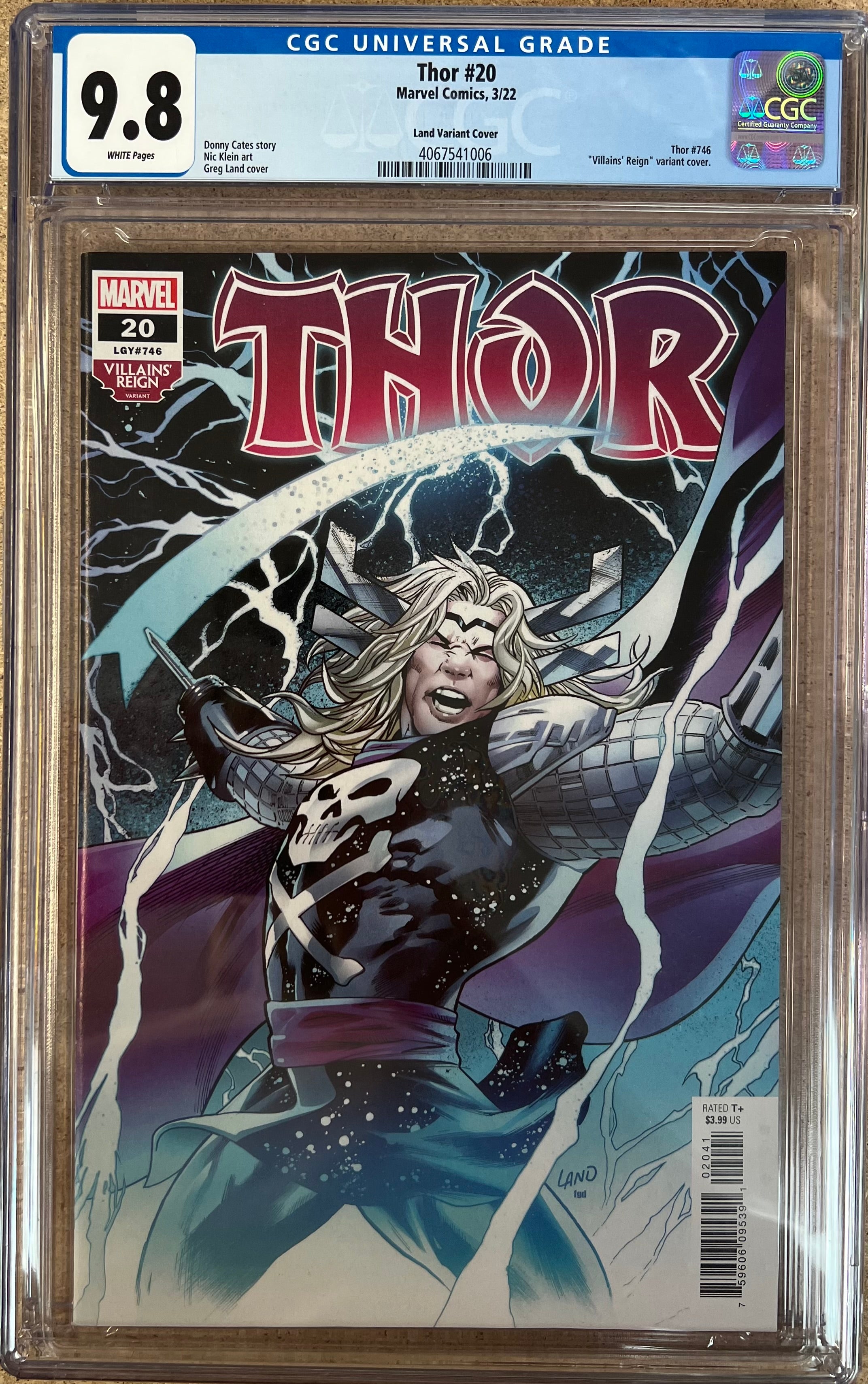 Thor #20 Land Variant CGC 9.8
