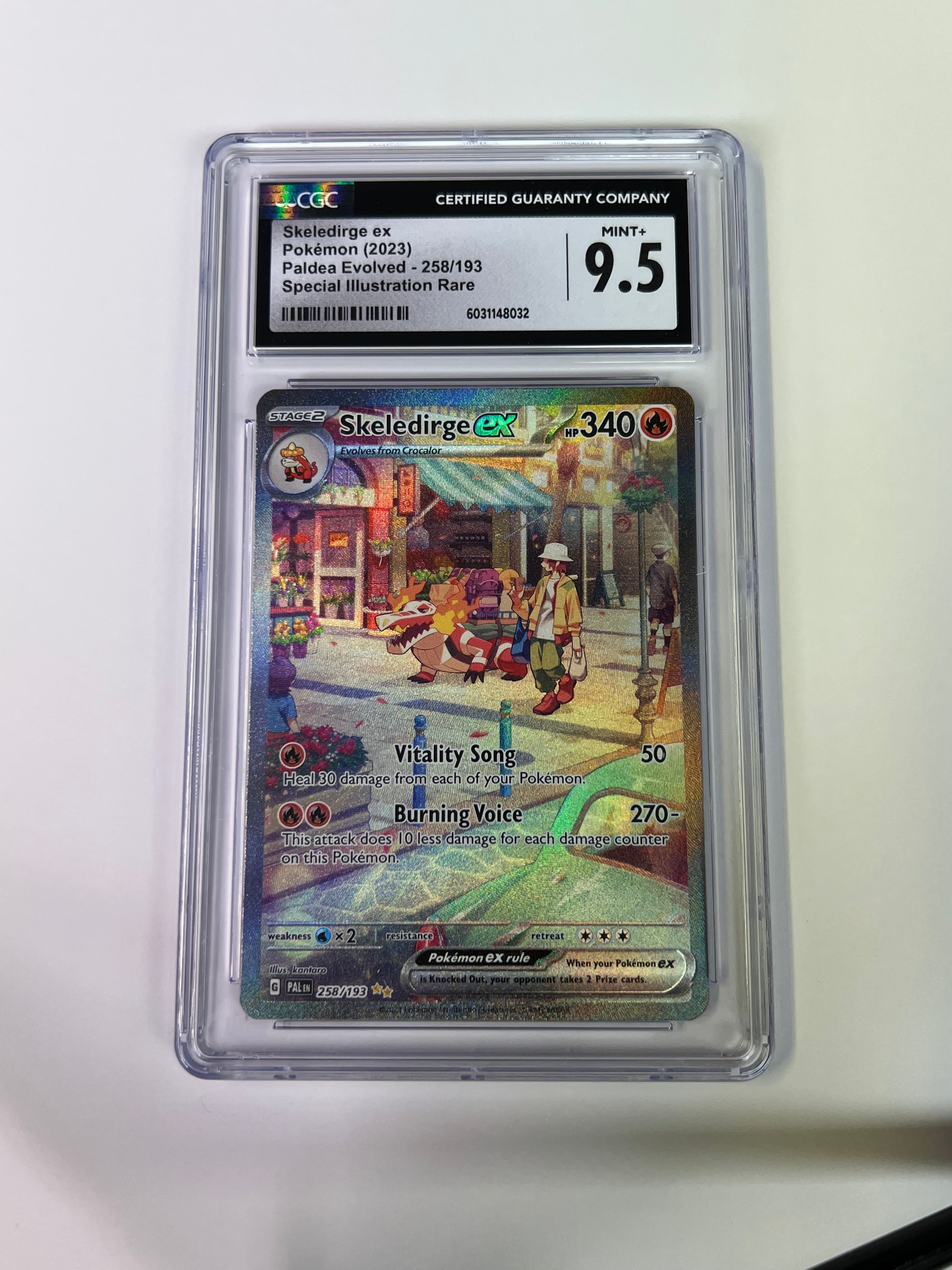 Skeledirge EX Paldea Evolved 258/193 CGC 9.5