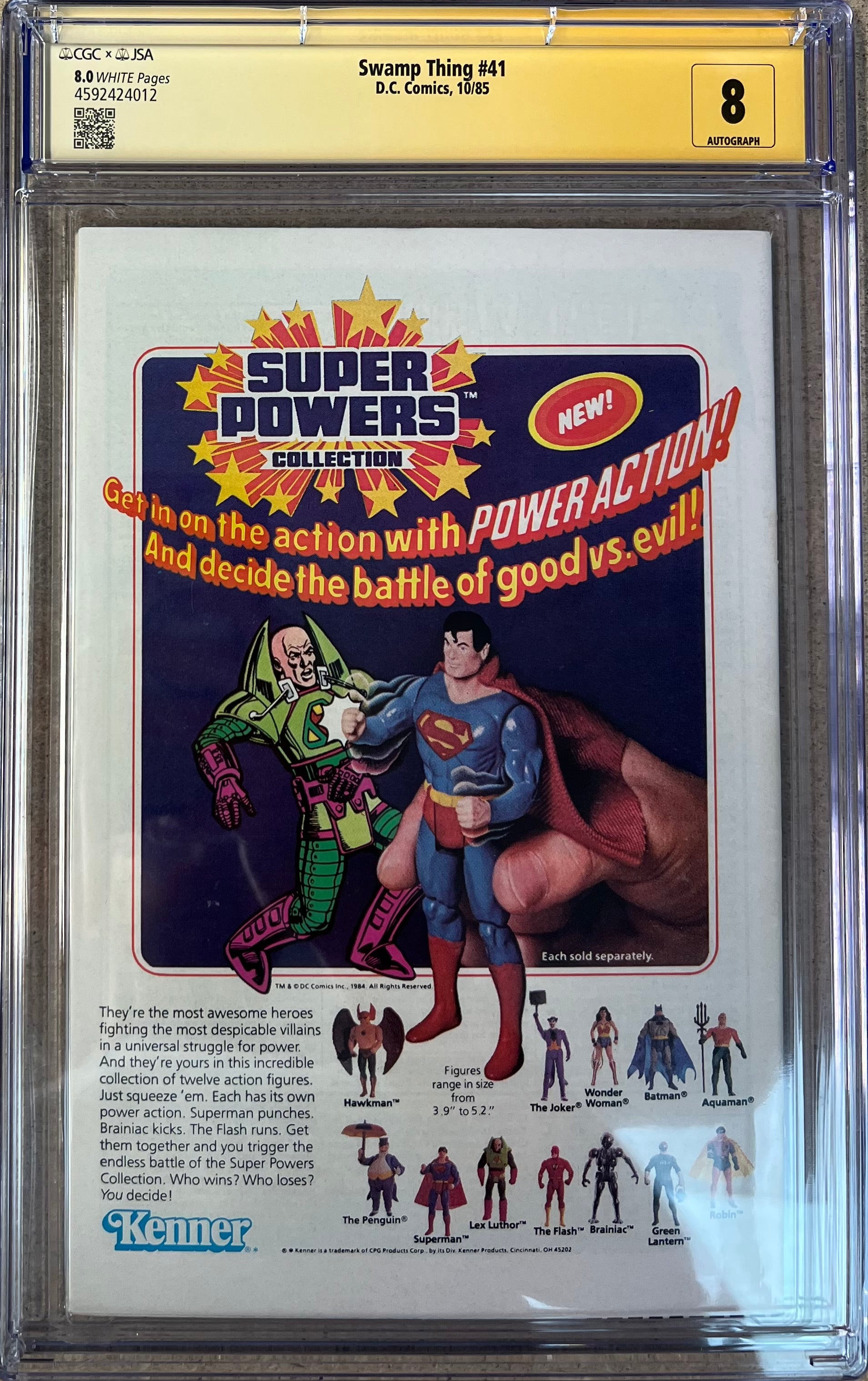 Swamp Thing #41 JSA X CGC 8.0