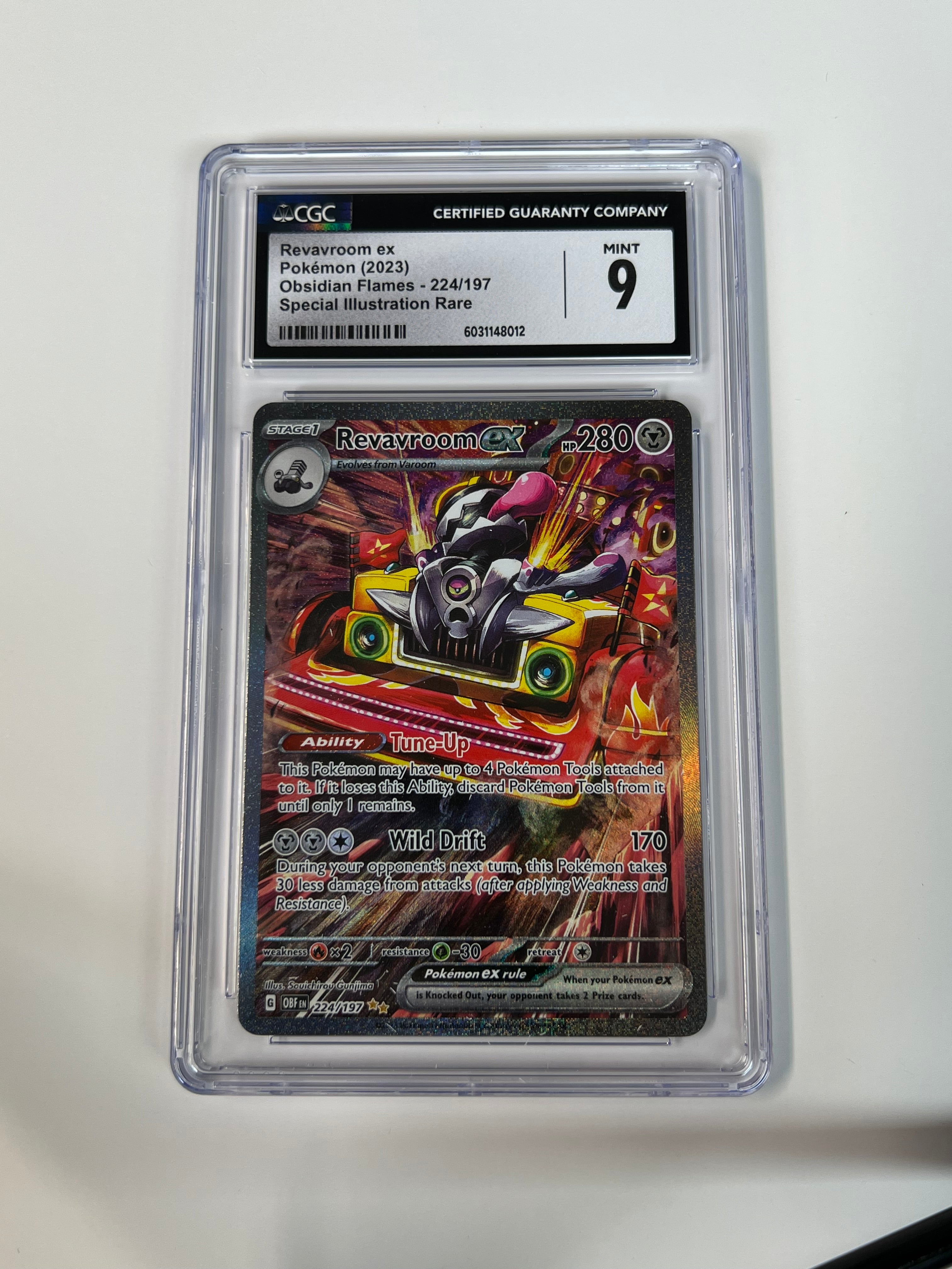 Revavroom Ex Obsidian Flames 224/197 CGC 9