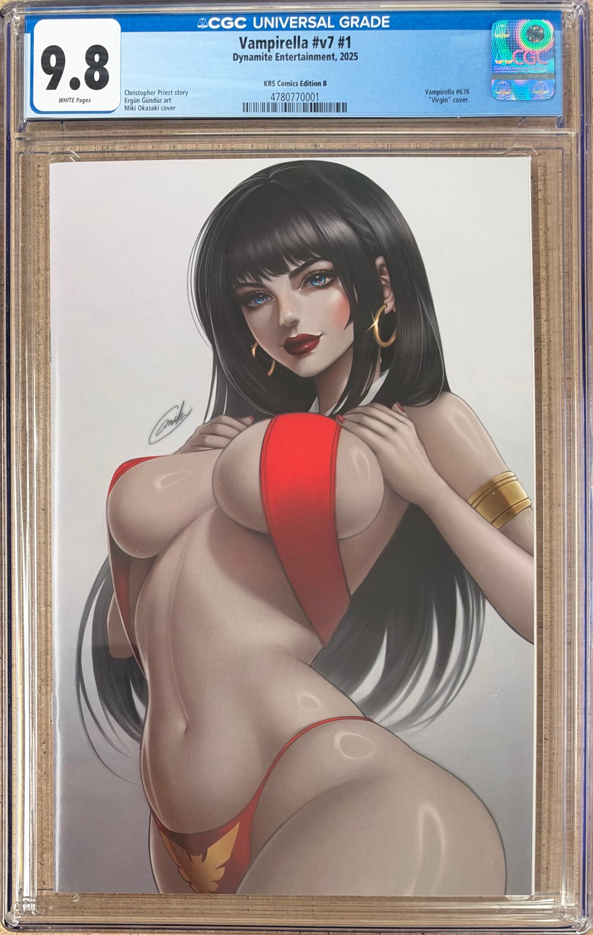 Vampirella #1 Okazaki Virgin Variant CGC 9.8