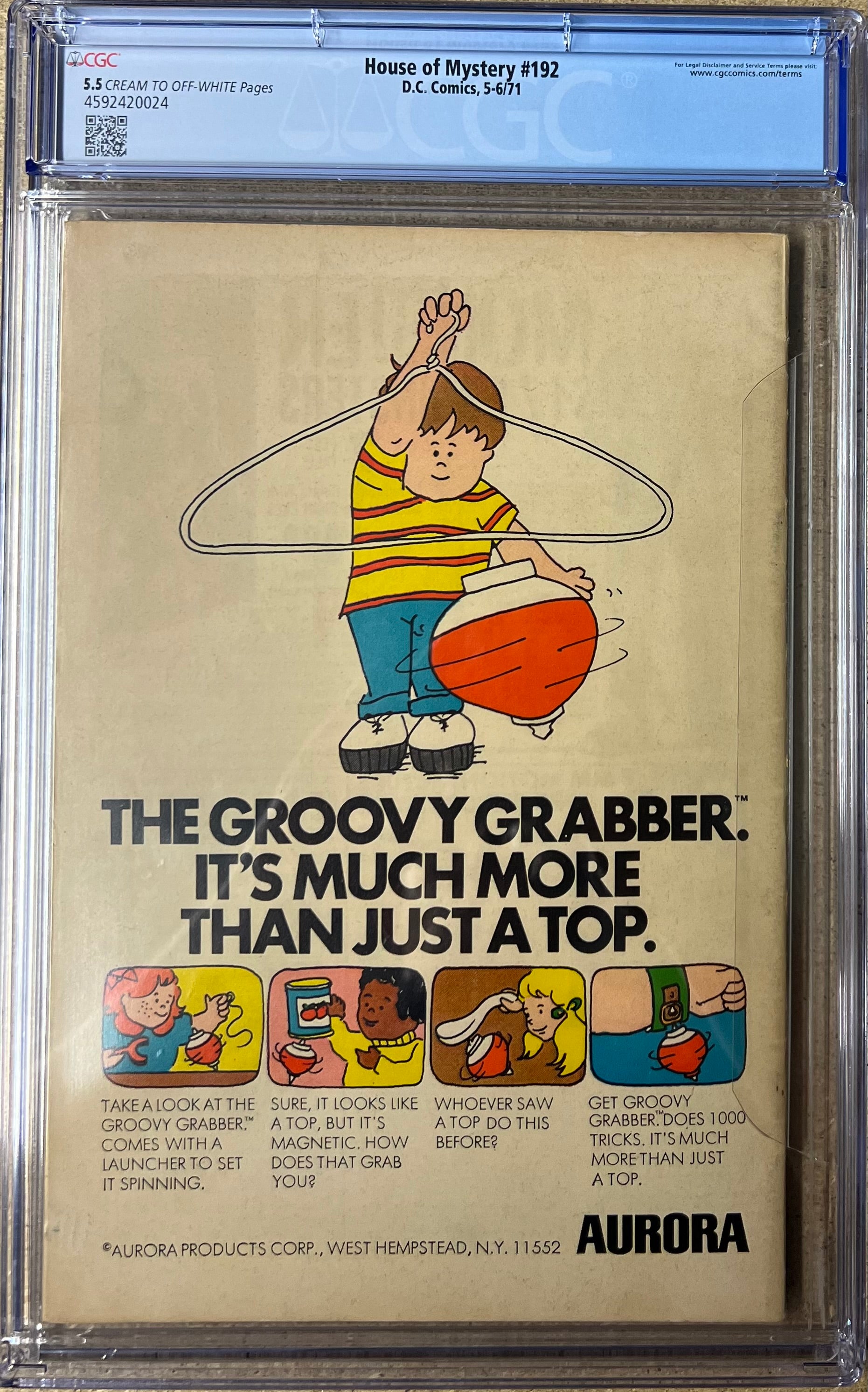 House Of Mystery #192 CGC 5.5