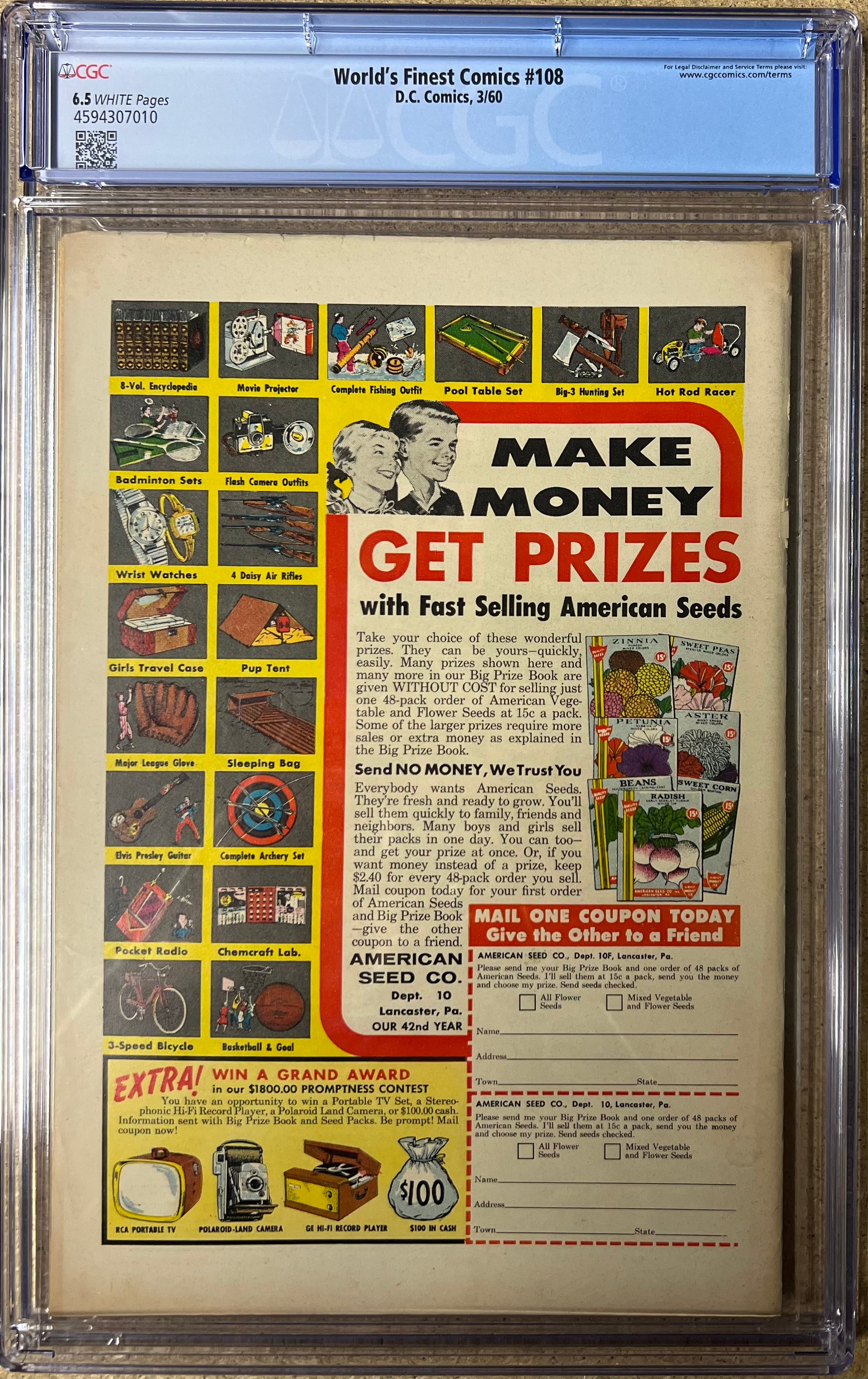 World's Finest Comics #108 CGC 6.5