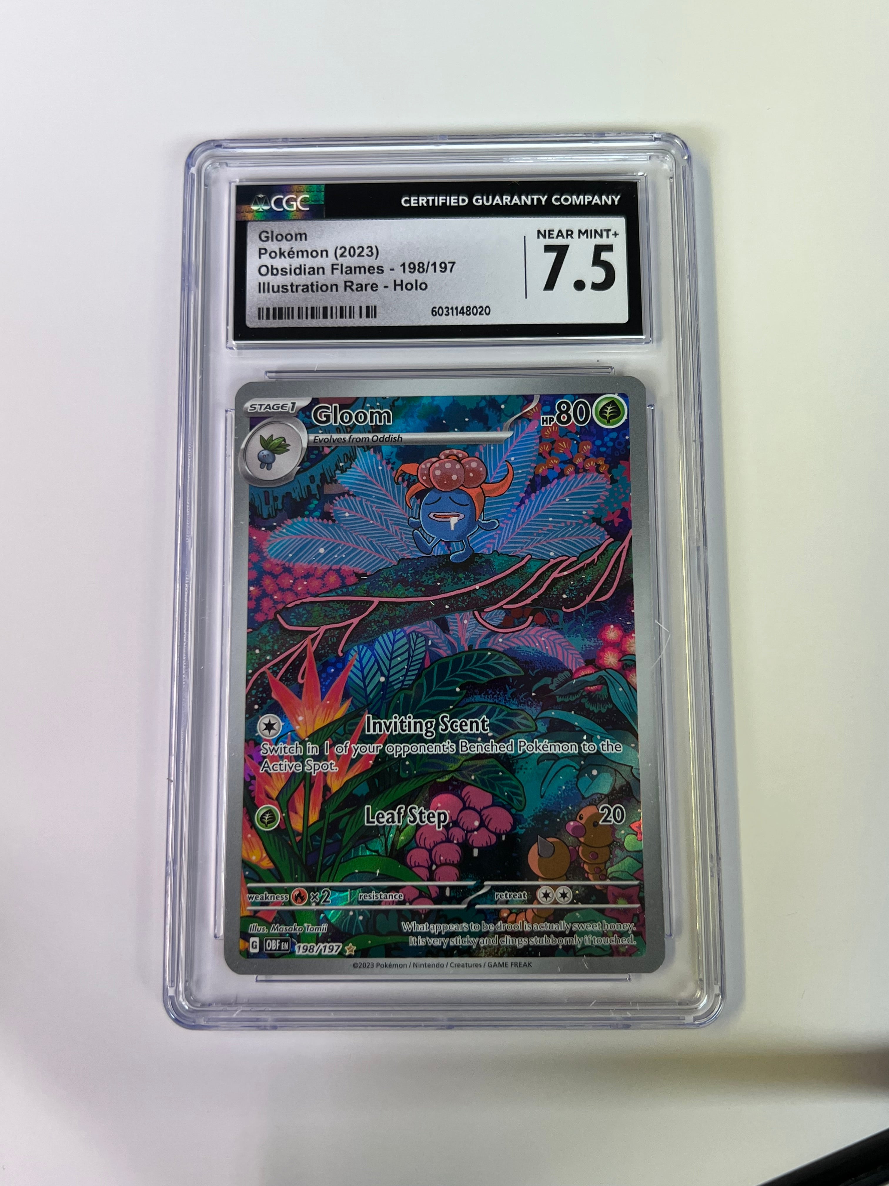 Gloom Obsidian Flame 198/197 CGC 7.5 Gloom Obsidian Flame 198/197 CGC 7.5
