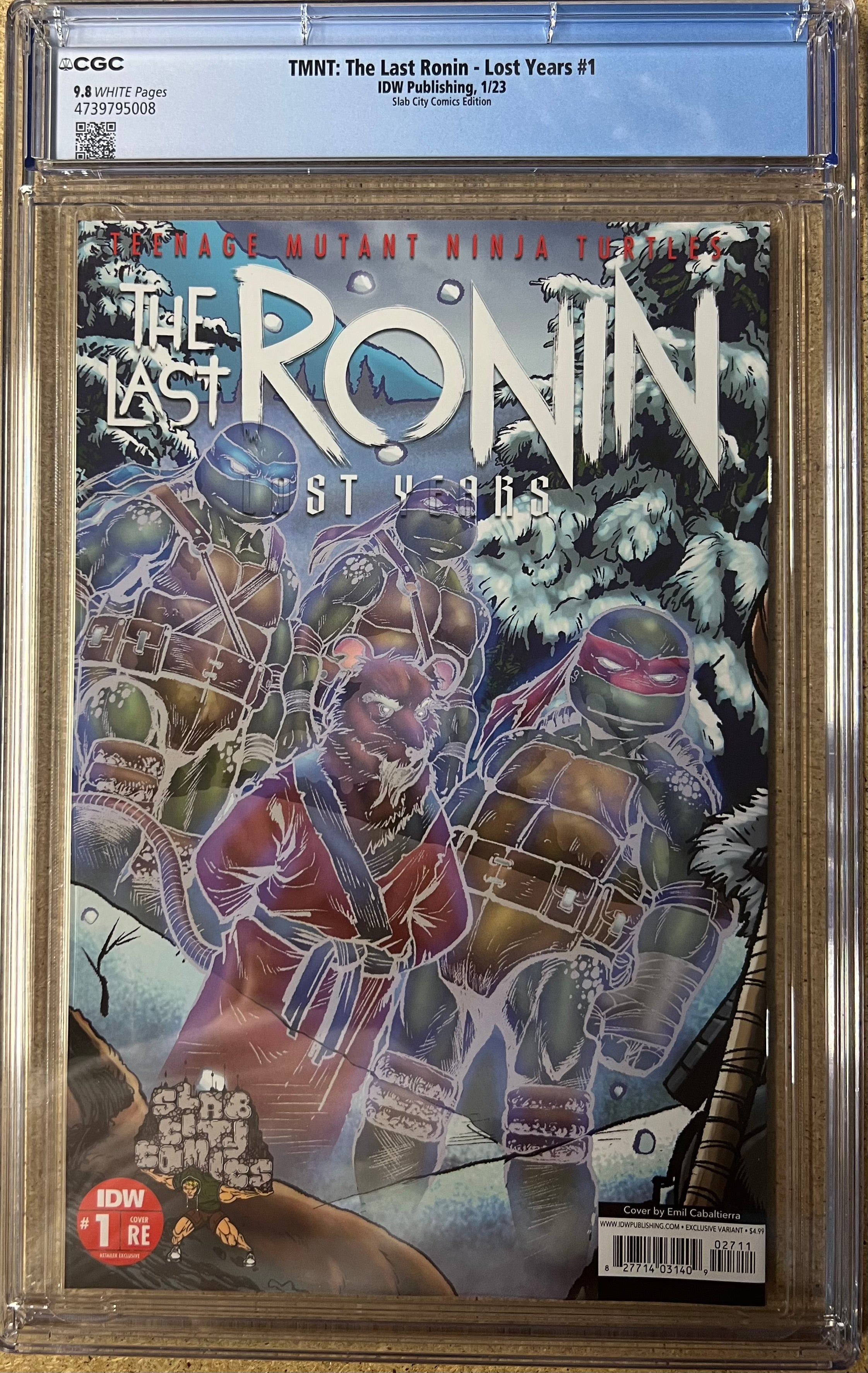 TMNT: The Last Ronin Lost Years #1 Cabaltierra Wraparound CGC 9.8