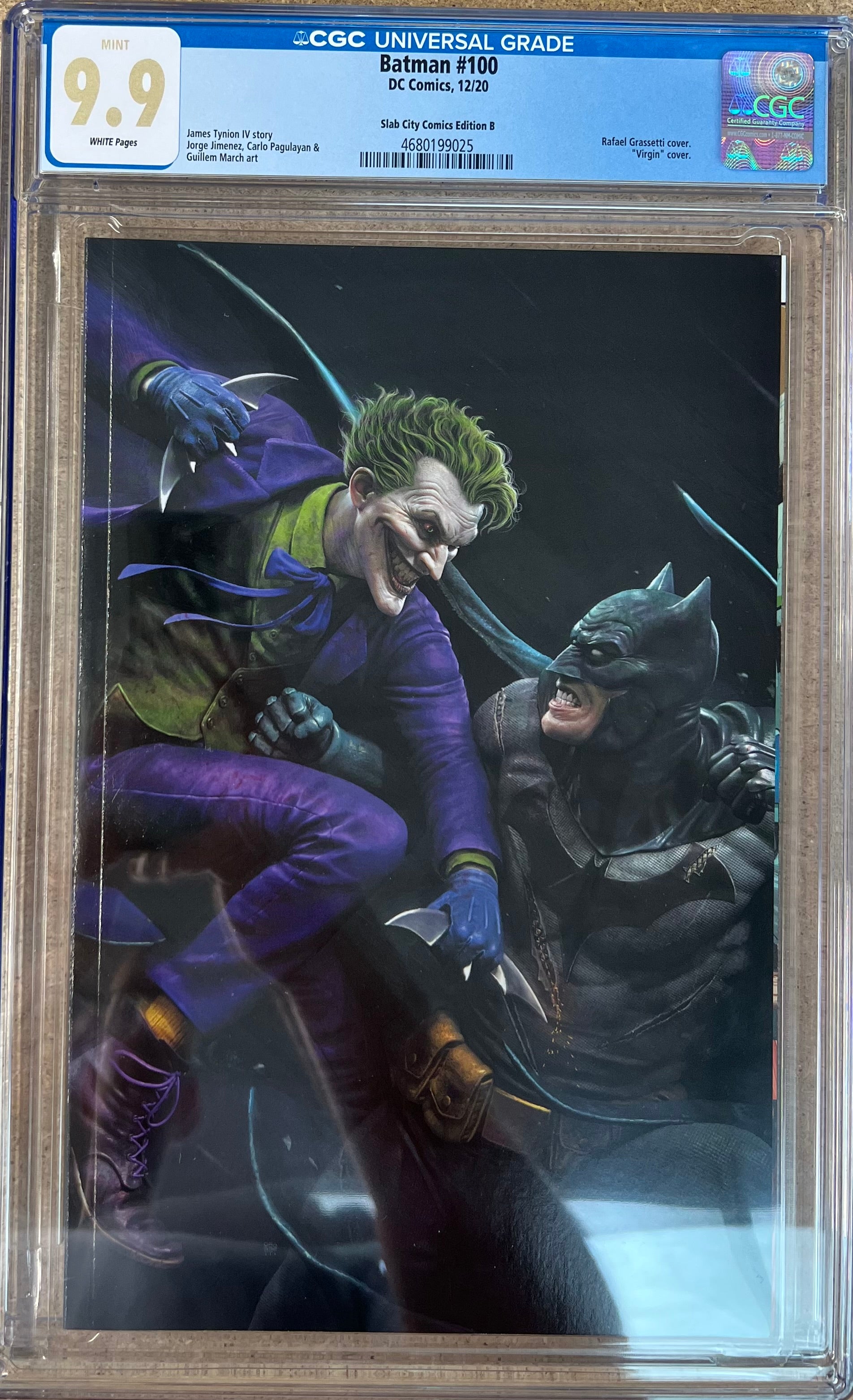 Batman #100 Grassetti Virgin CGC 9.9