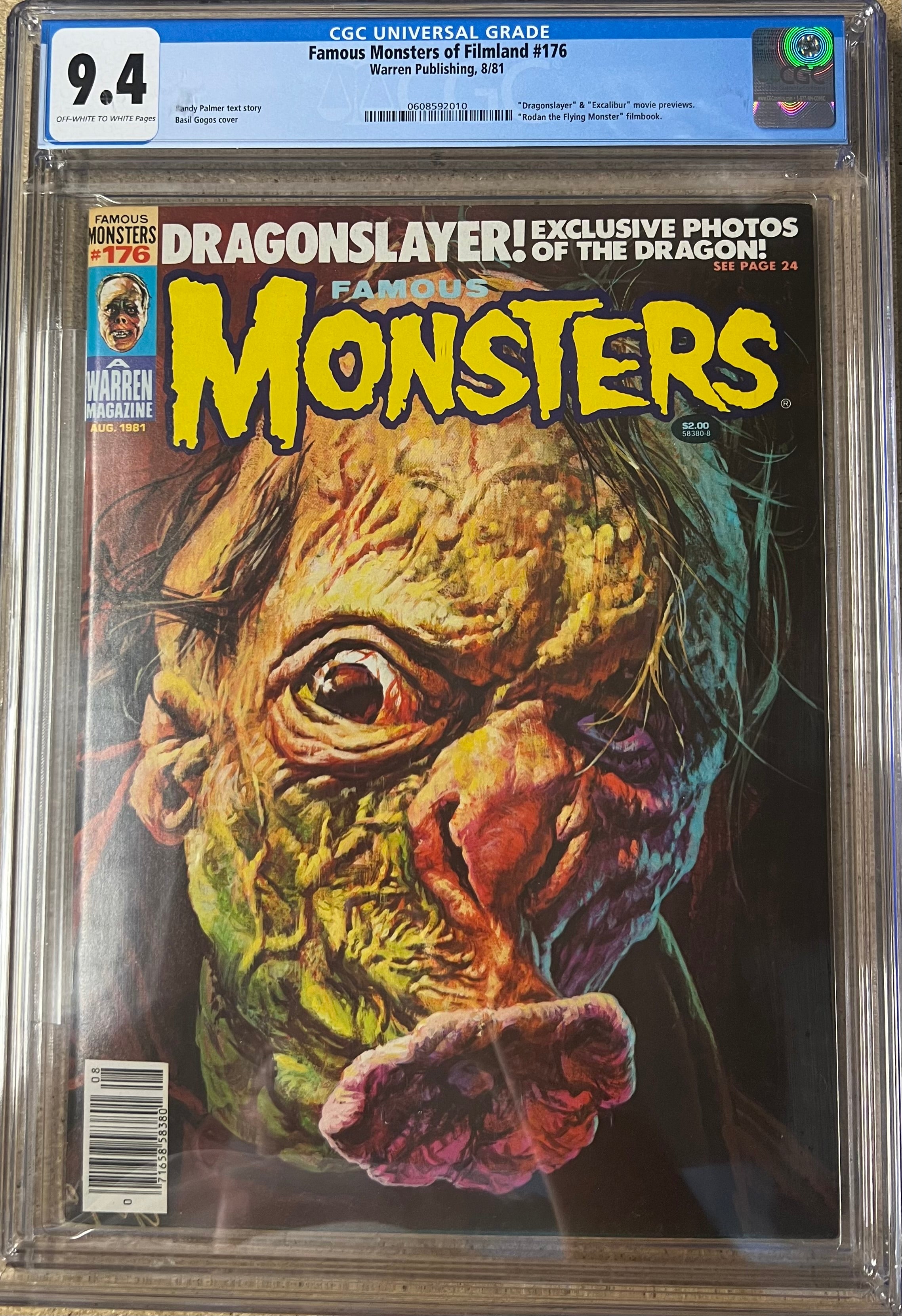 Famous Monsters Of Filmland #176 CGC 9.4