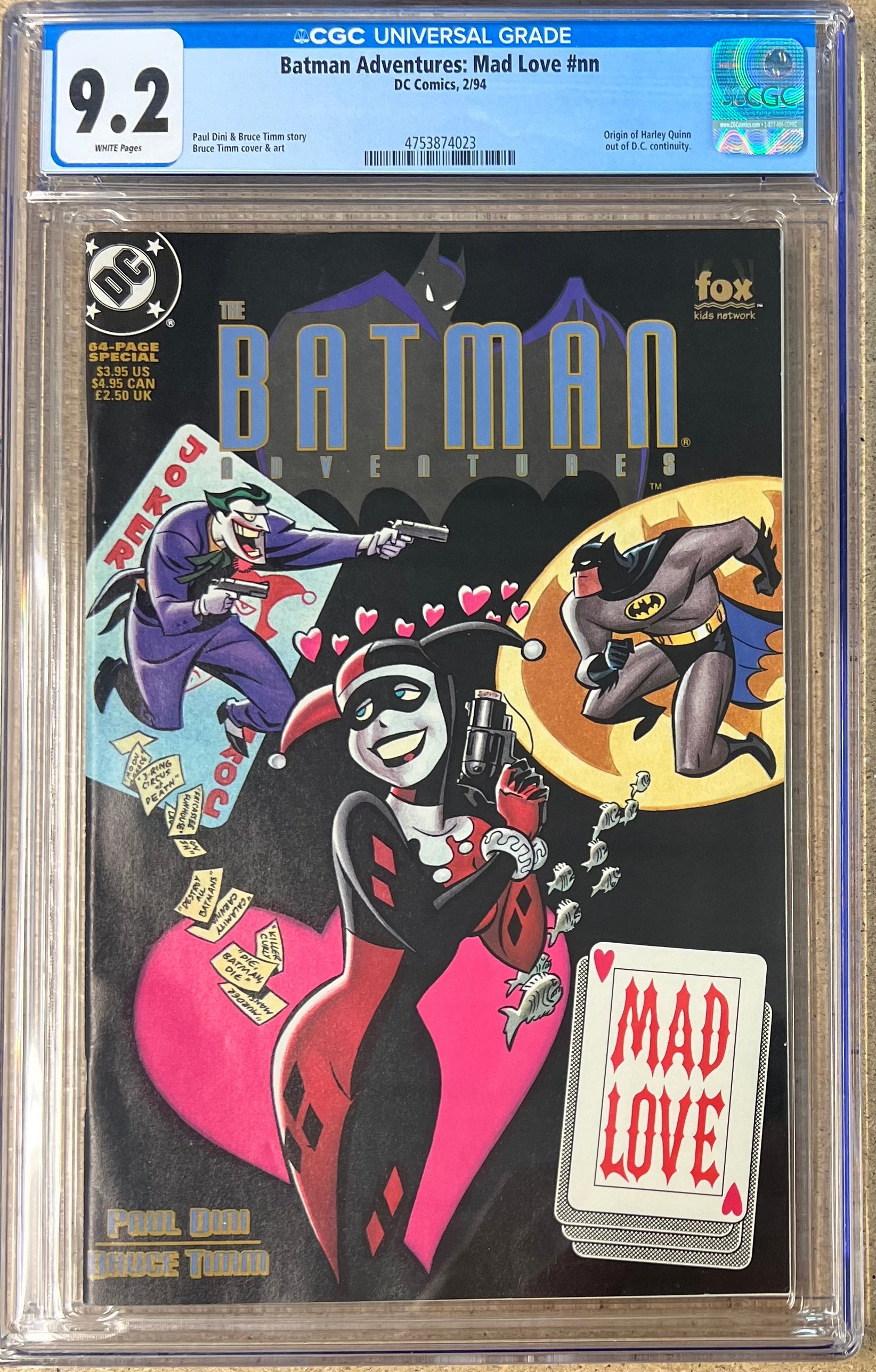 Batman Adventures: Made Love CGC 9.2