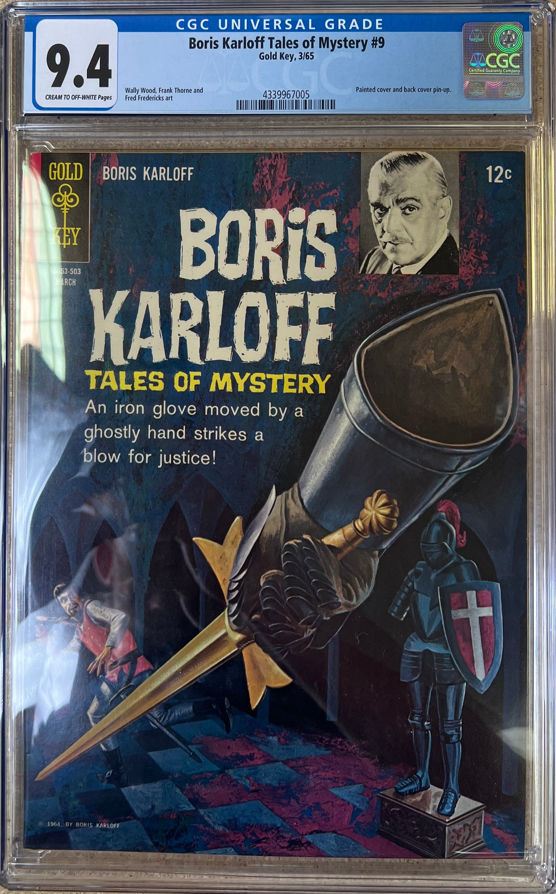 Boris Karloff Tales Of Mystery #9 CGC 9.4