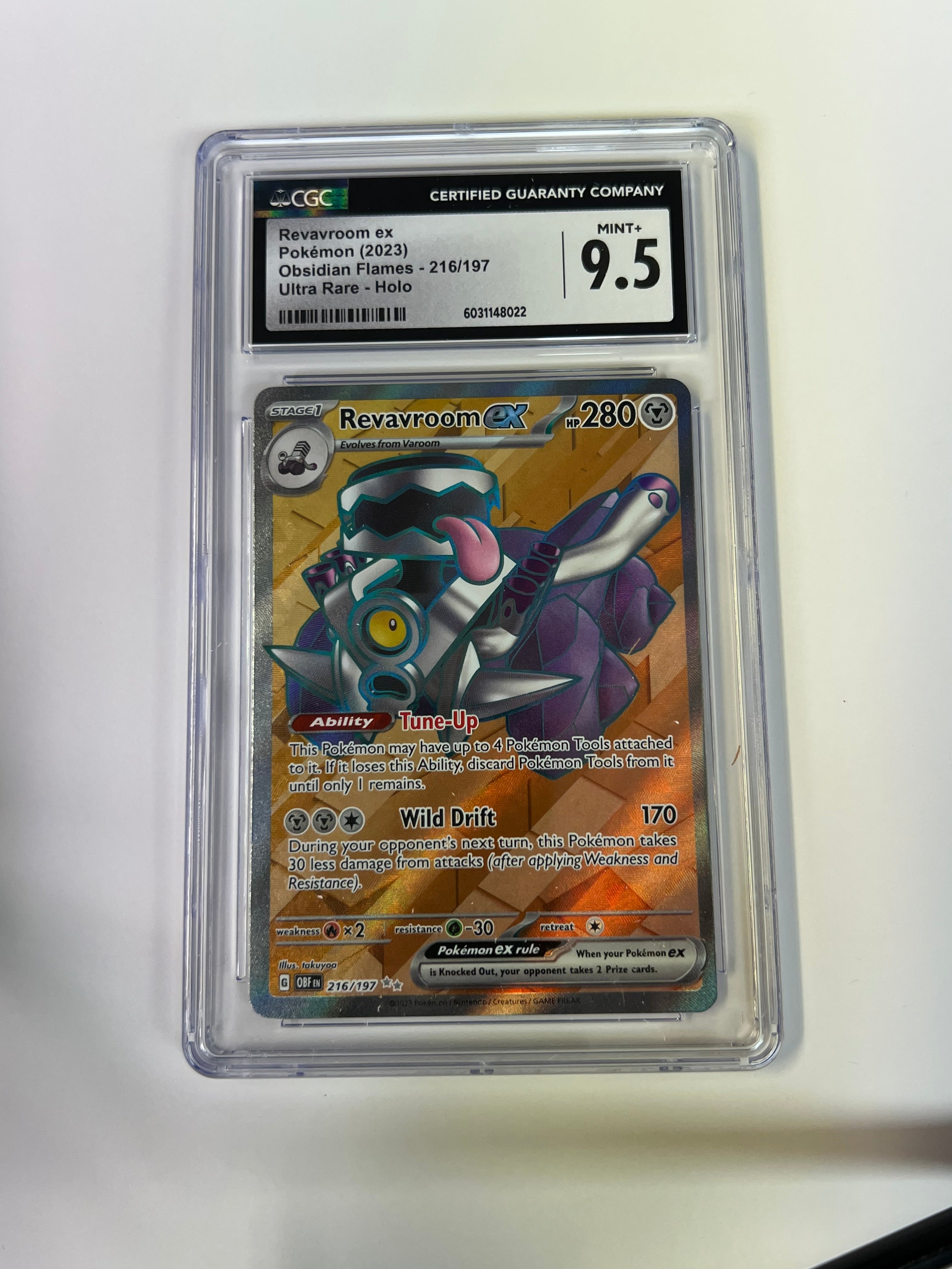 Revavroom EX Obsidian Flames 216/197 CGC 9.5 Revavroom EX Obsidian Flames 216/197 CGC 9.5