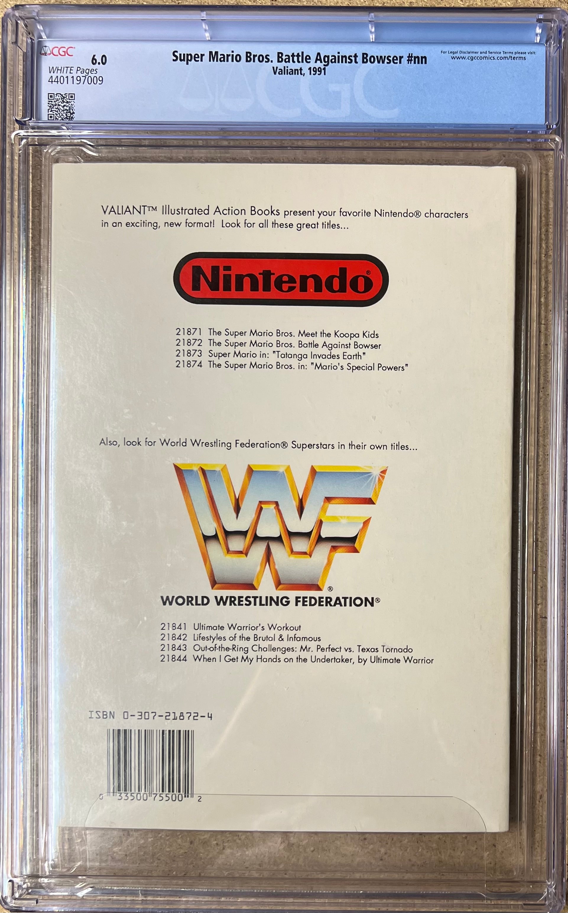 Super Mario Bros. Battle Against Bowser CGC 6.0