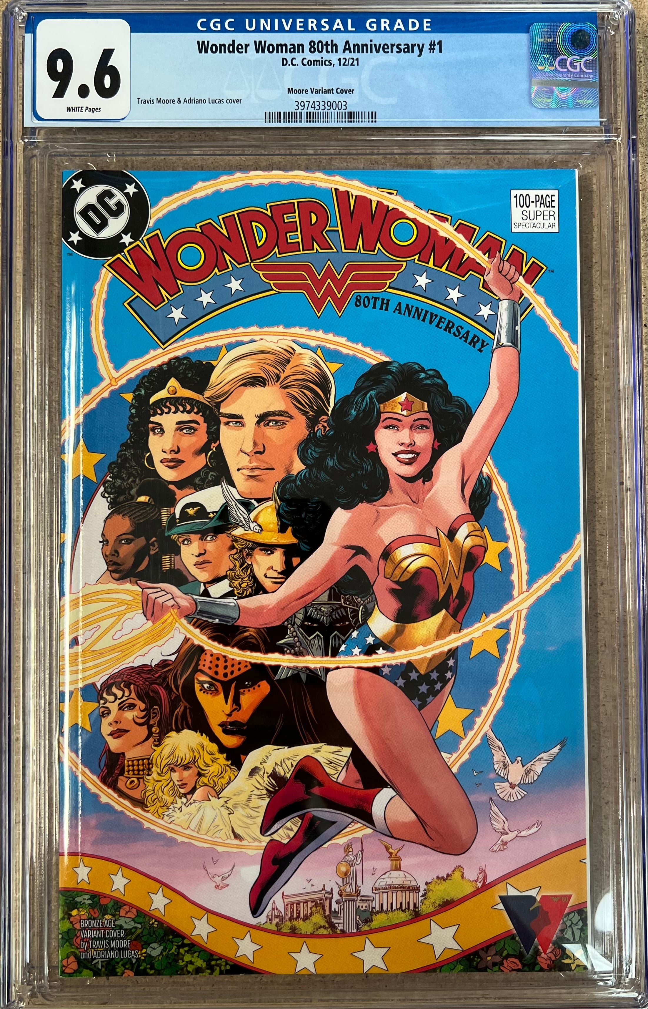 Wonder Woman 80th Anniversary #1 Moore Variant CGC 9.6