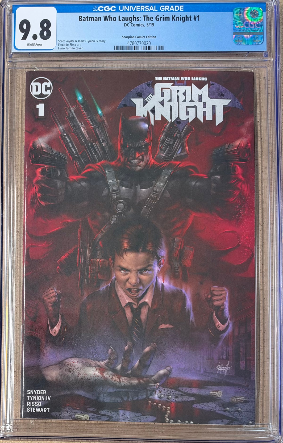 Batman Who Laughs: The Grim Knight #1 Parrillo Variant CGC 9.8