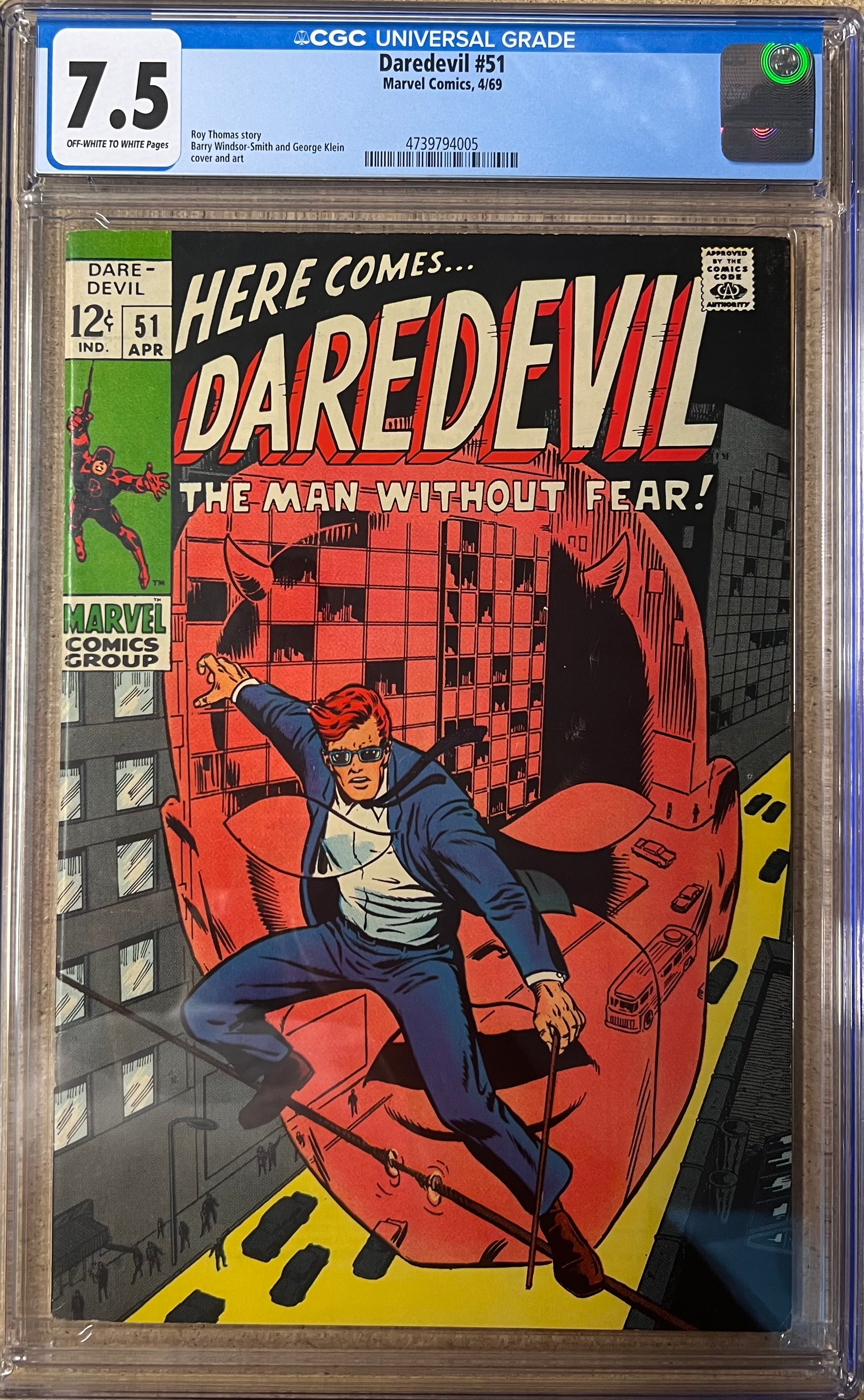 Daredevil #51 CGC 7.5