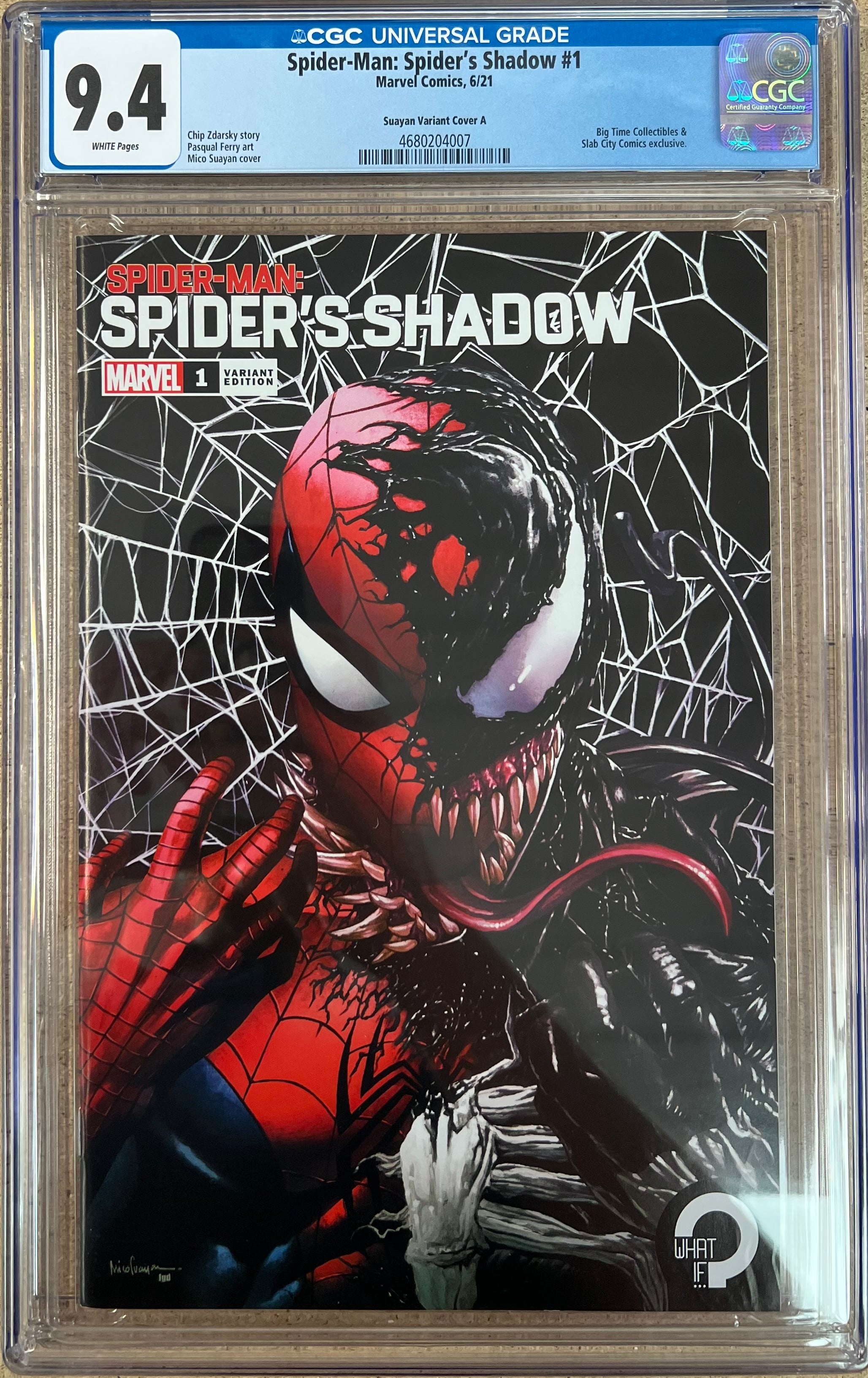Spider-Man: Spider's Shadow #1 Suayan Variant CGC 9.4