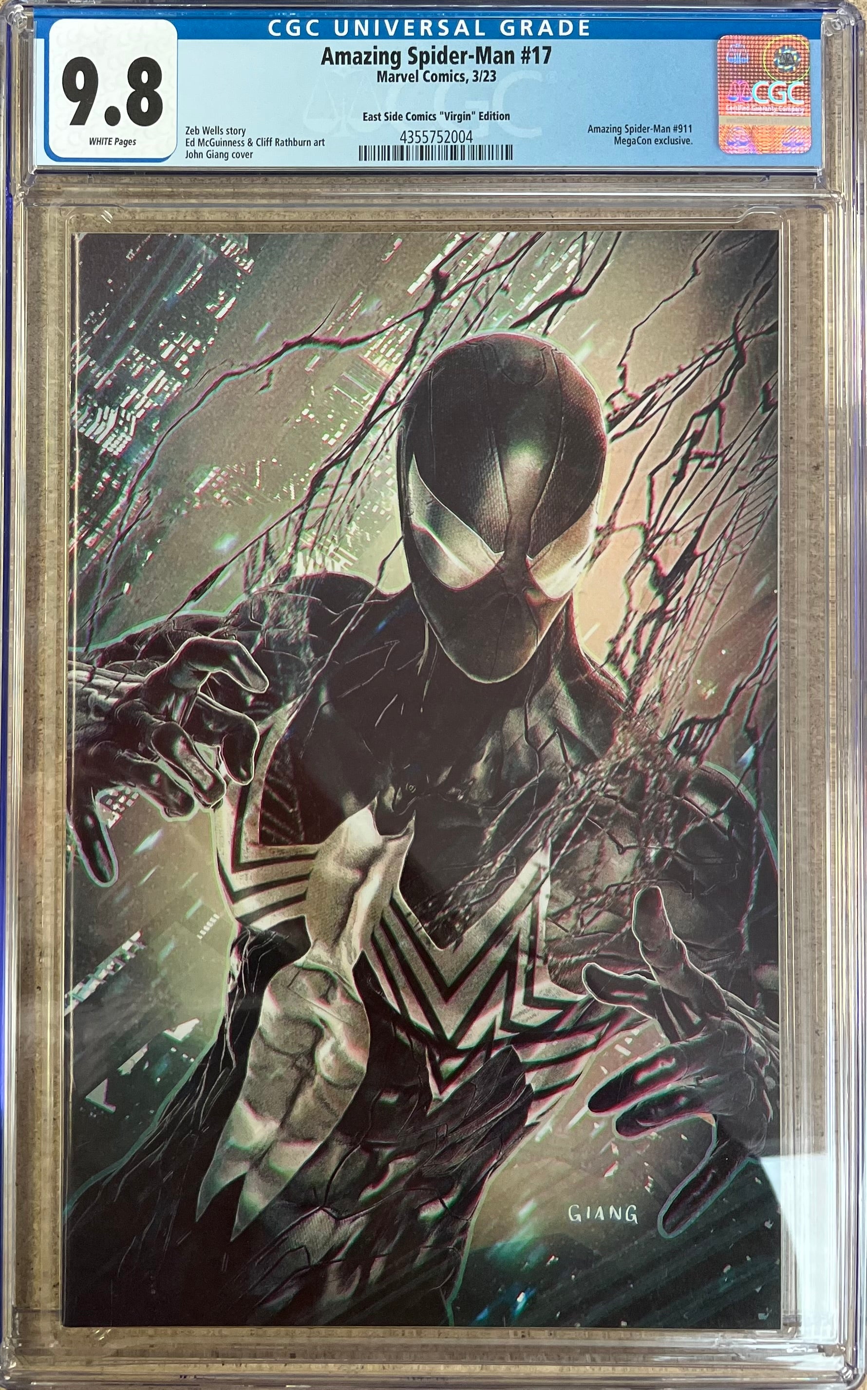 Amazing Spider-Man #17 Giang Virgin CGC 9.8
