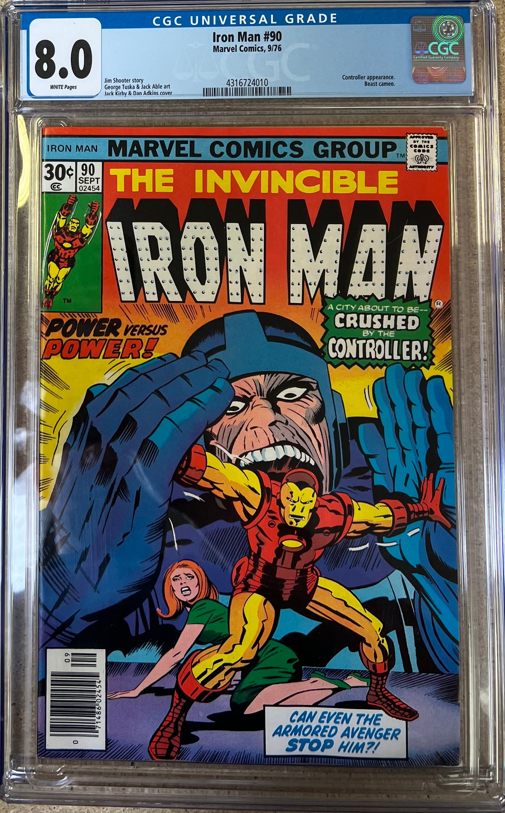 Iron Man #90 CGC 9.0