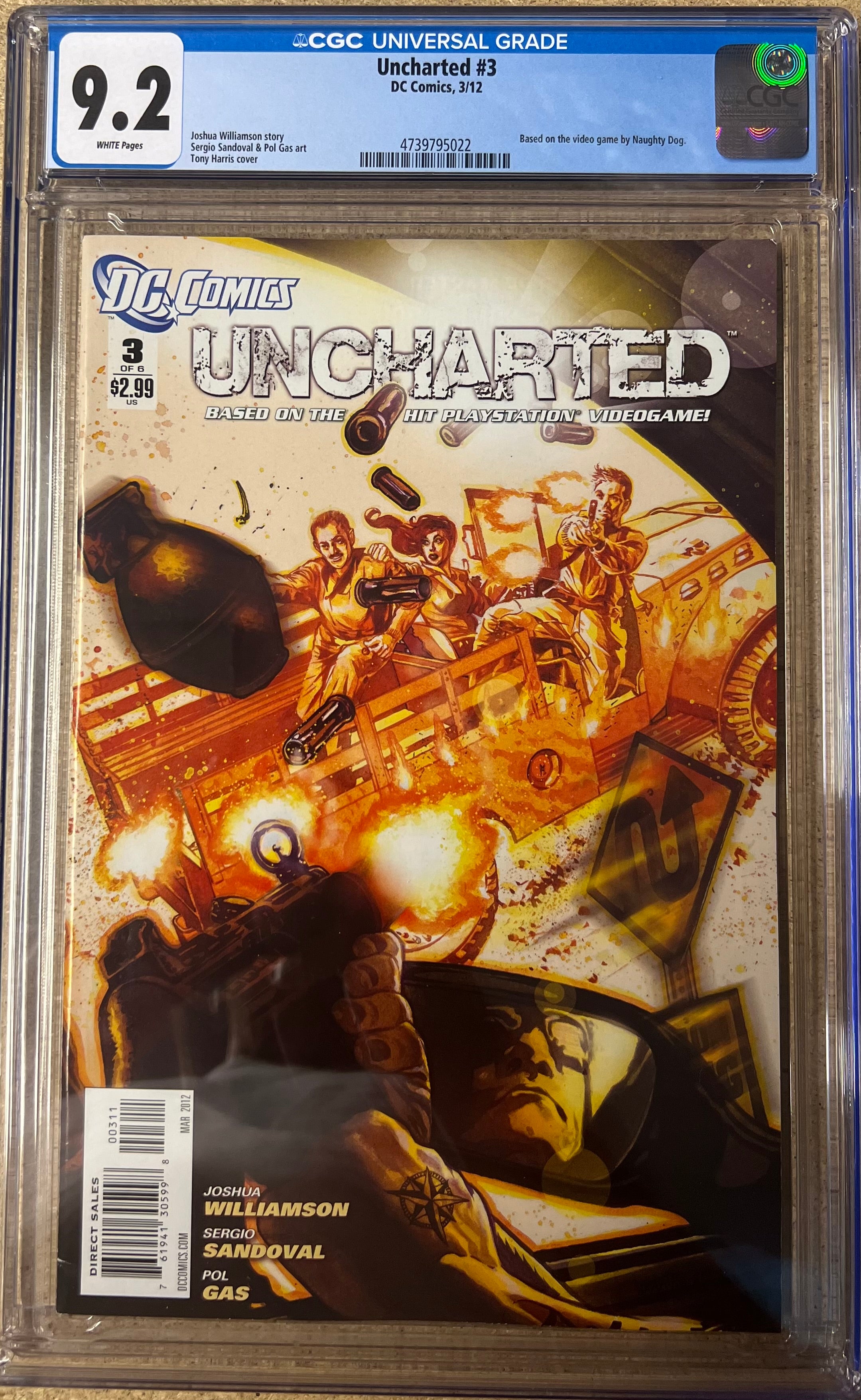 Uncharted #3 CGC 9.2