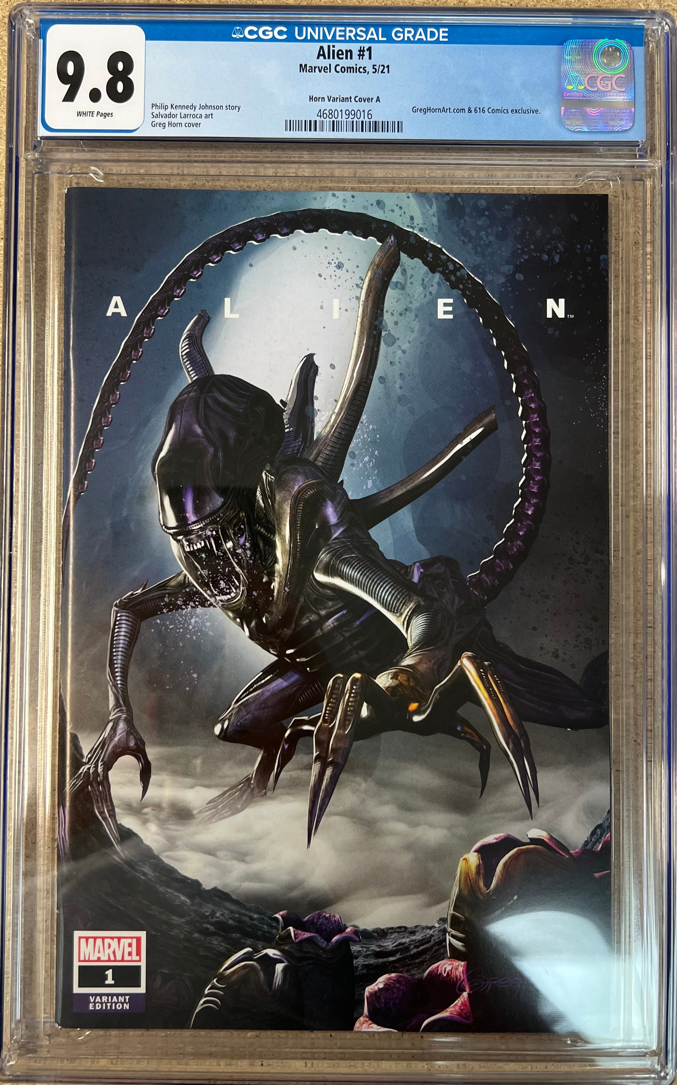Alien #1 Horn Trade Variant CGC 9.8