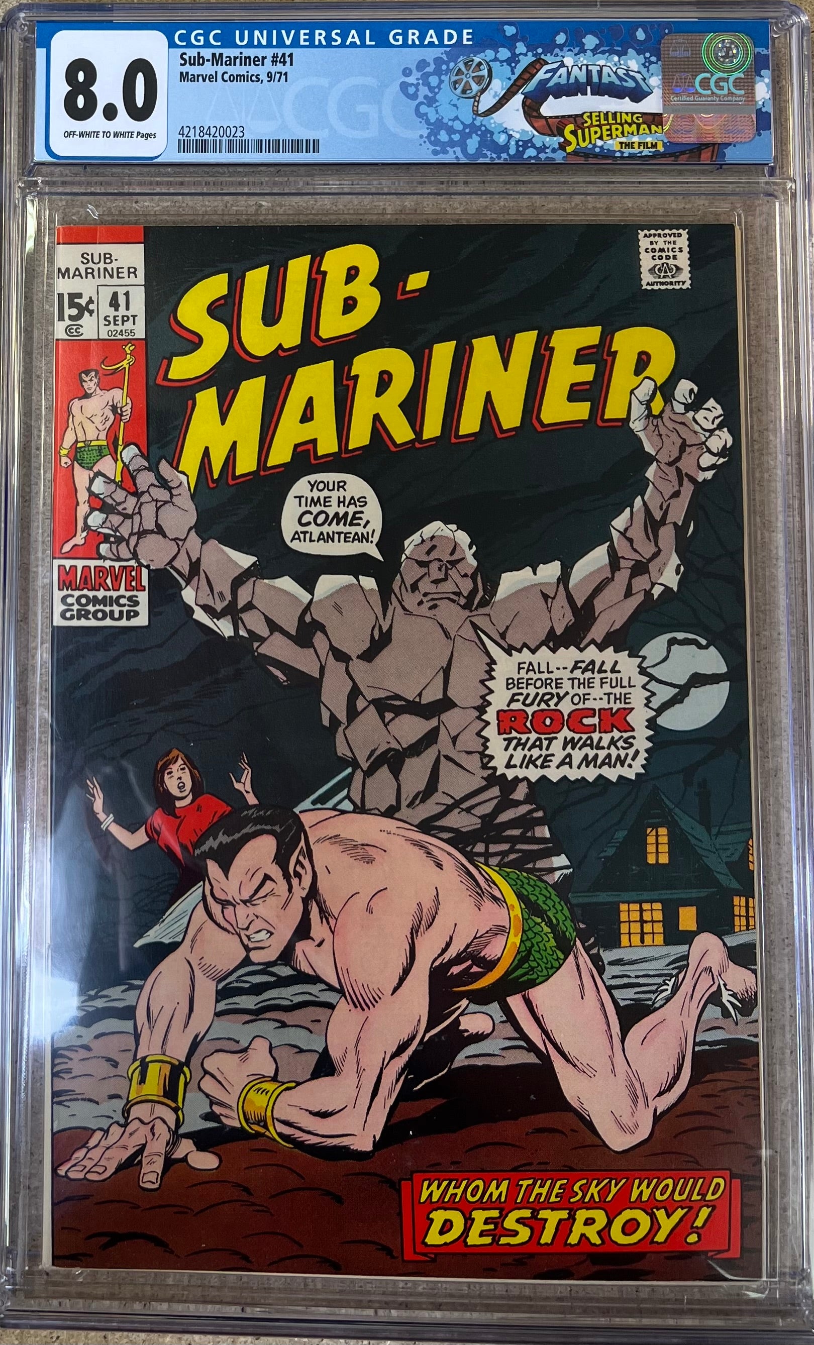 Sub-Mariner #41 CGC 8.0