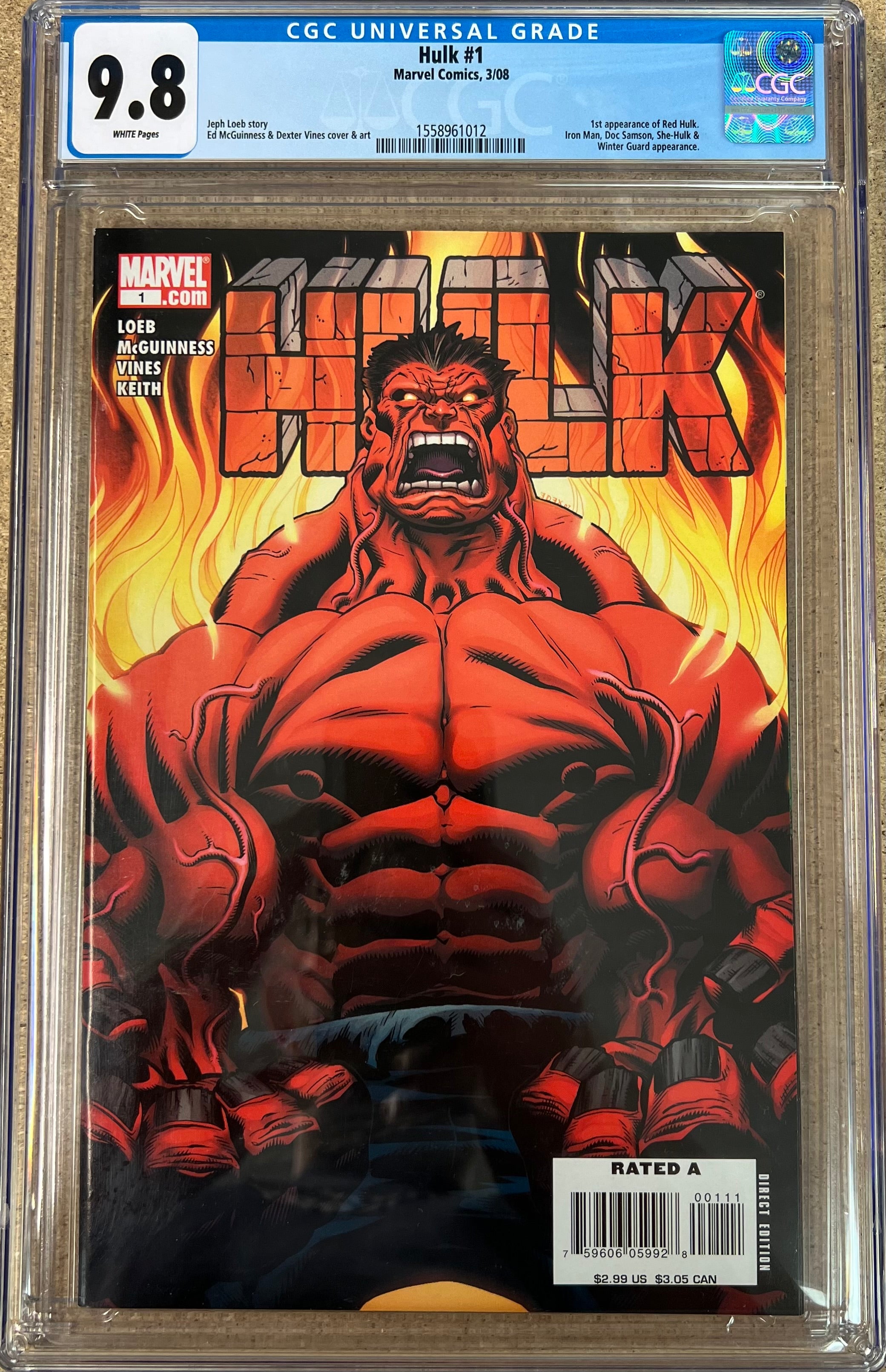 Hulk #1 CGC 9.8