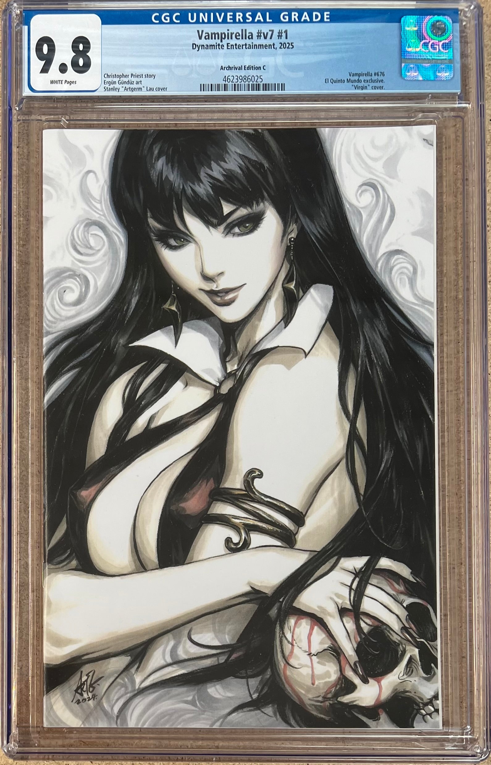 Vampirella #1 Artgerm Archival Edition C Variant CGC 9.8
