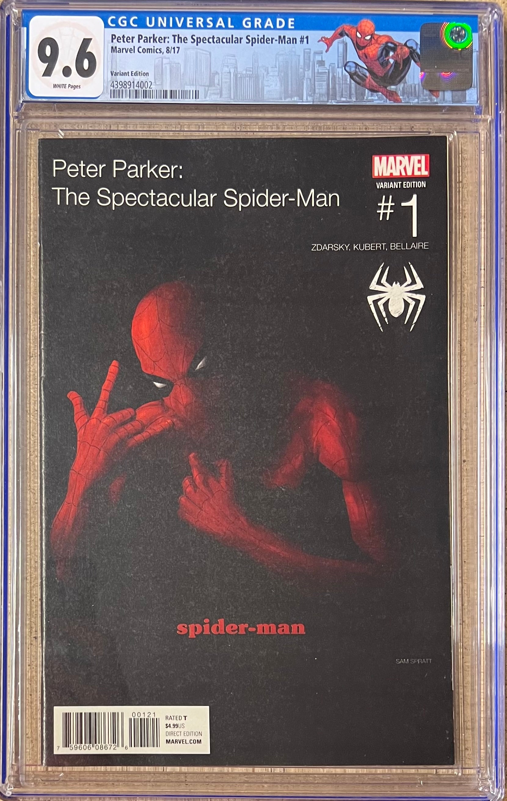 Peter Parker: The Spectacular Spider-Man #1 Hip Hop Variant CGC 9.6