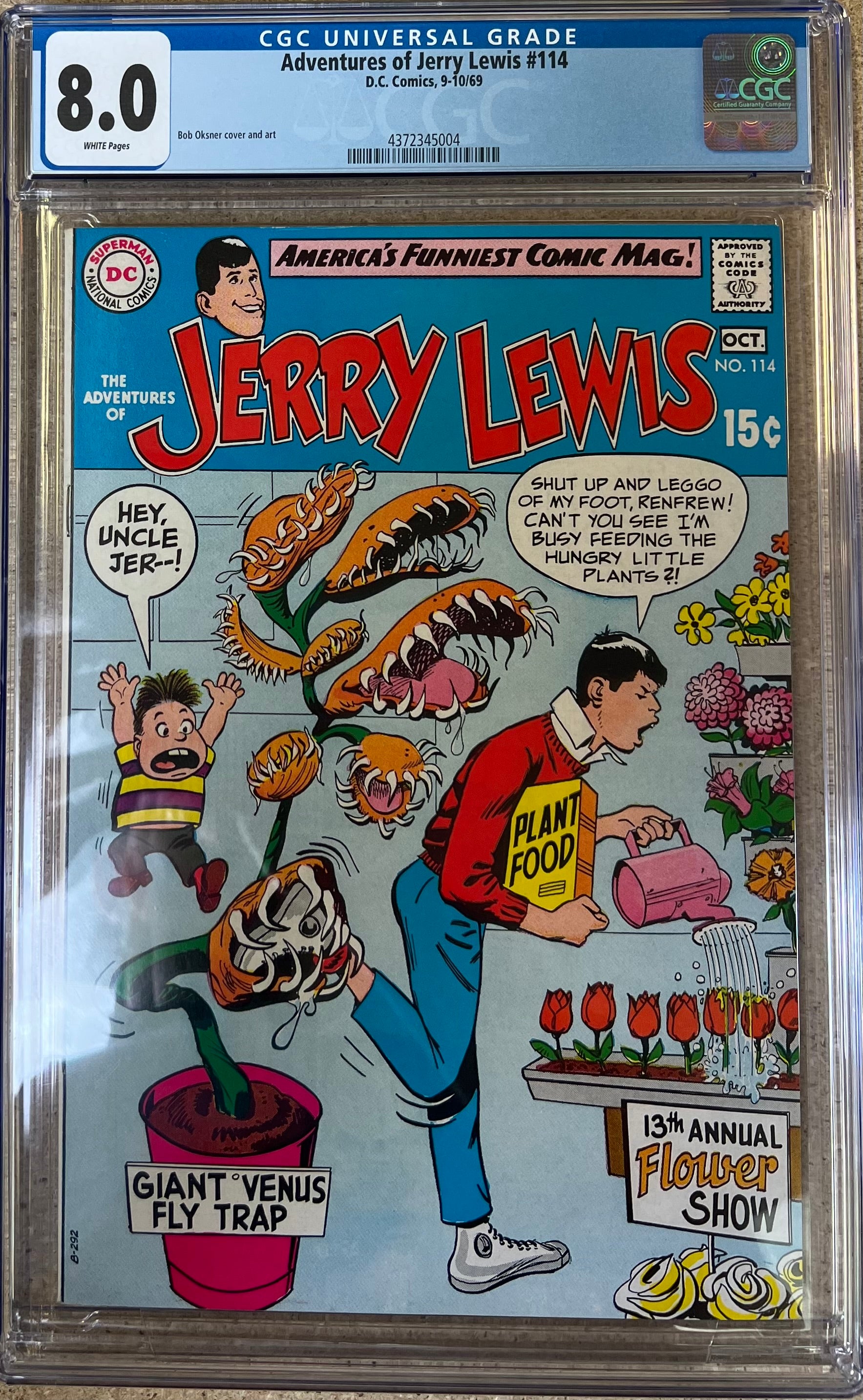 Adventures Of Jerry Lewis #114 CGC 8.0