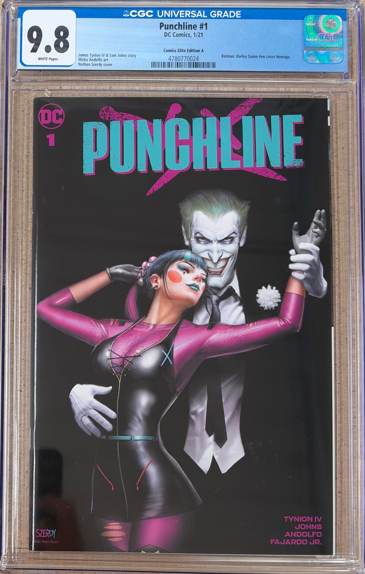 Punchline #1 Szerdy Variant CGC 9.8